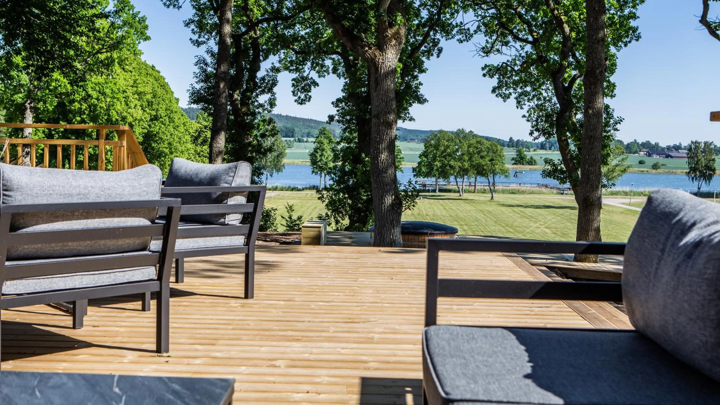 Patio in Hotell Hehrne