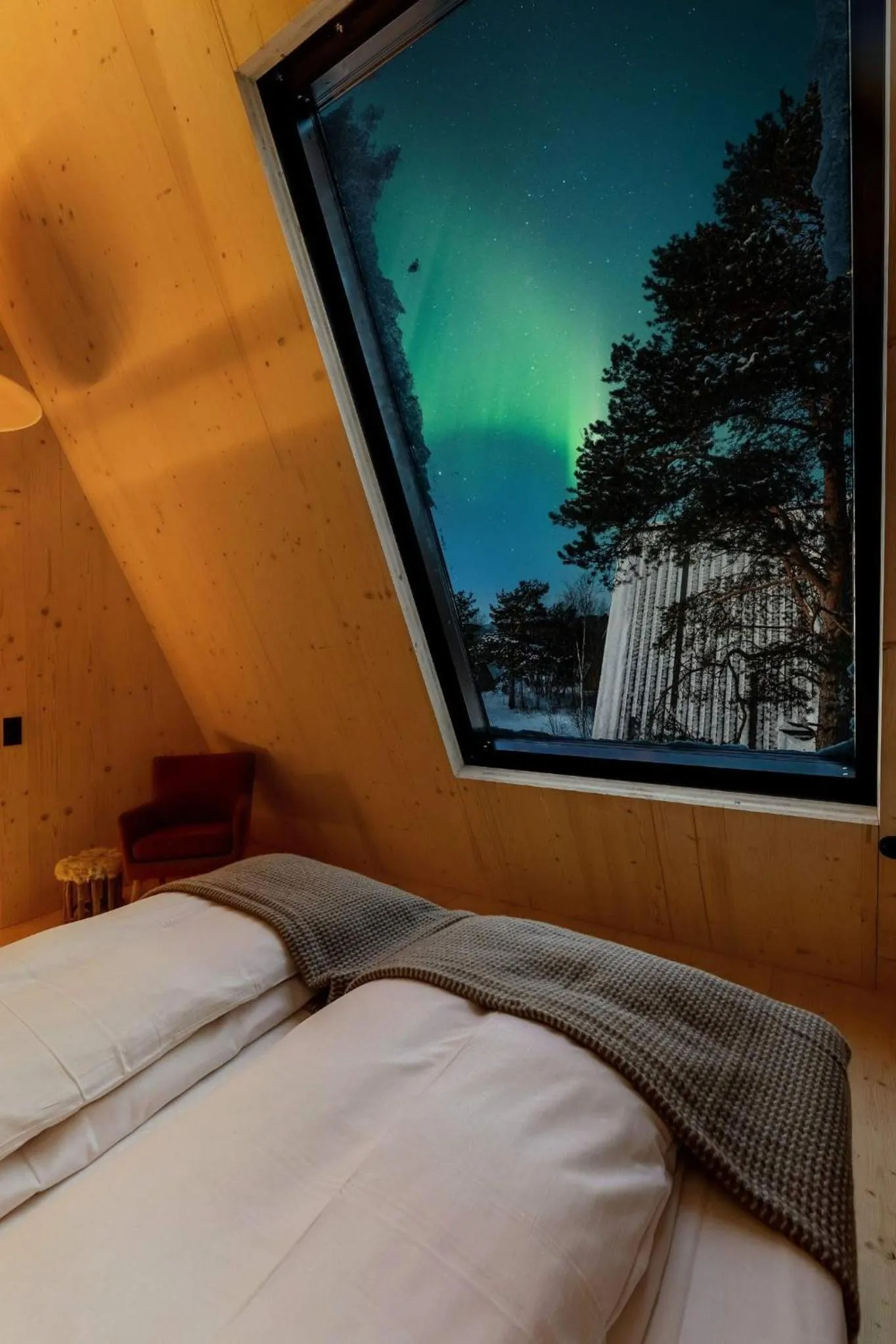 Bed in Holmen Husky Lodge