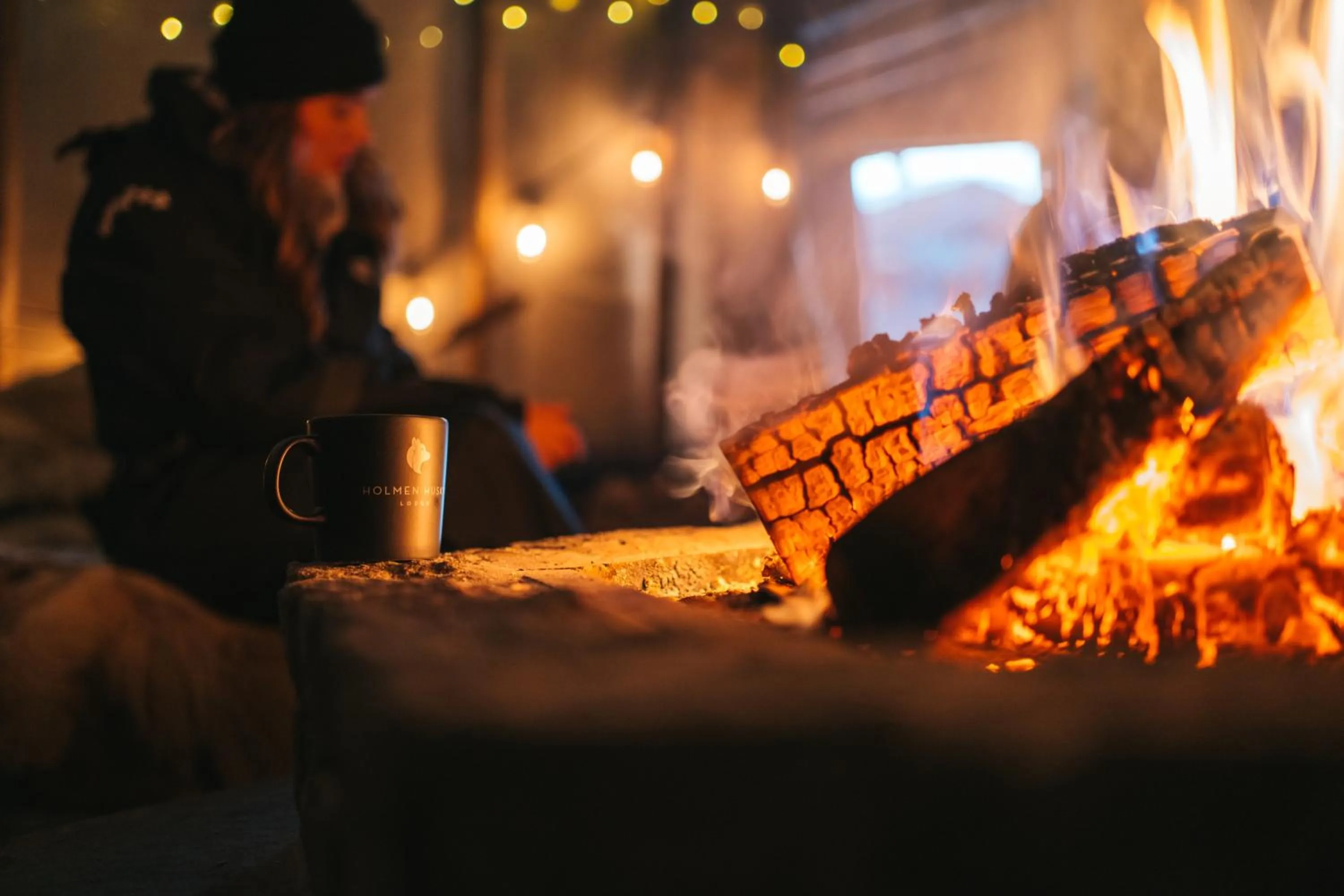 Area and facilities in Holmen Husky Lodge