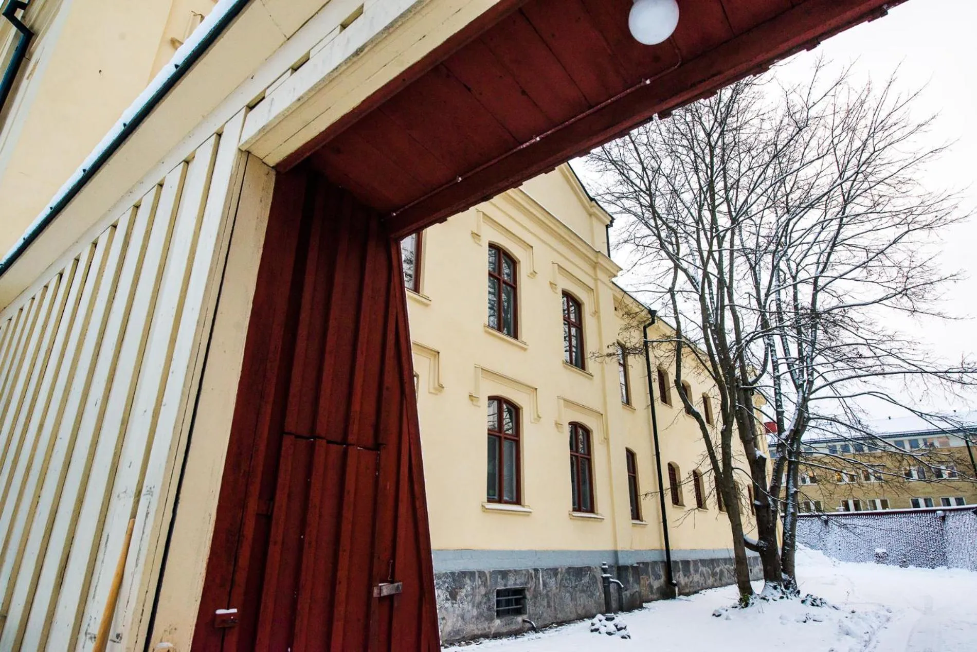 Facade/entrance in Hotell Gamla Fängelset