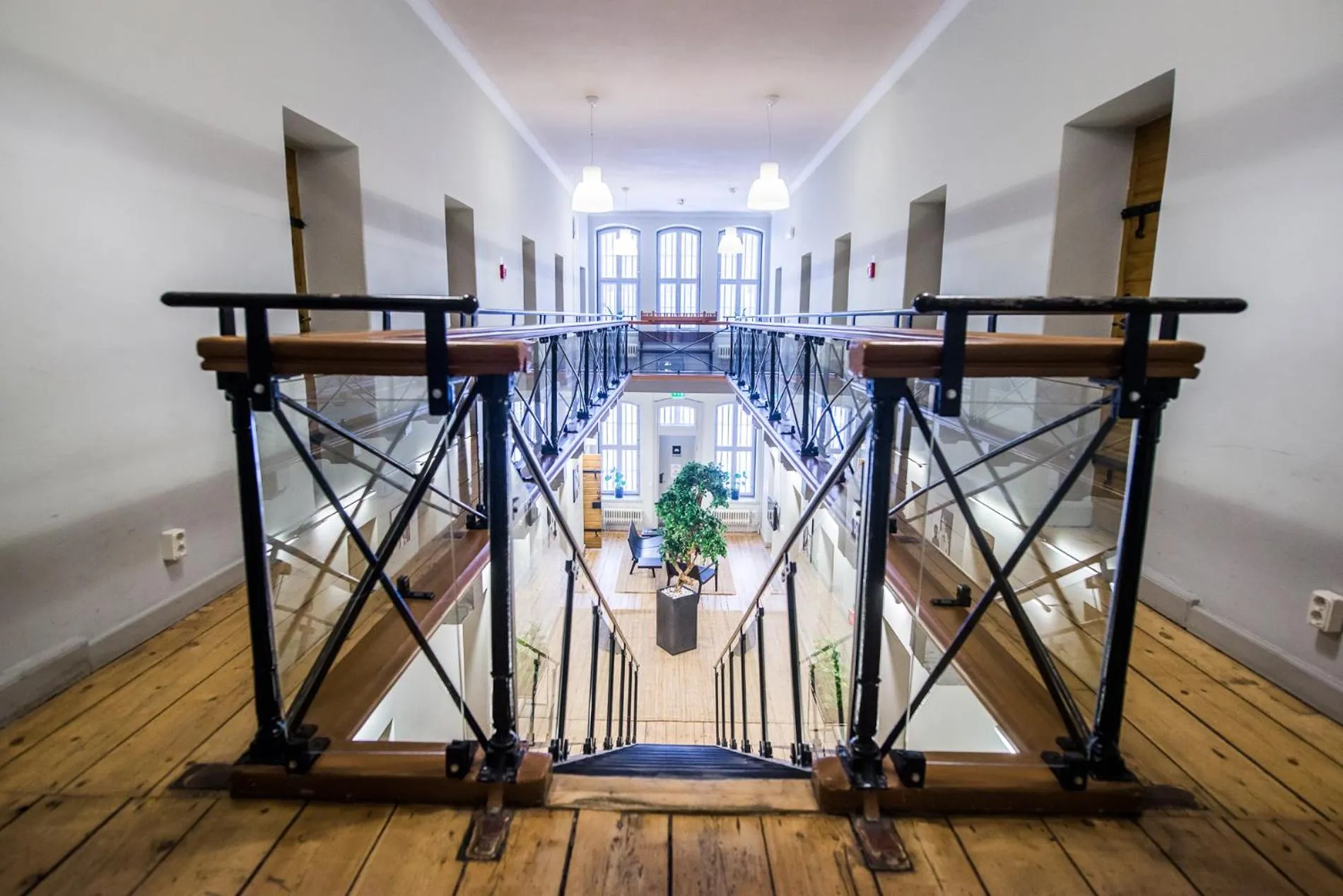 Communal lounge/ TV room in Hotell Gamla Fängelset