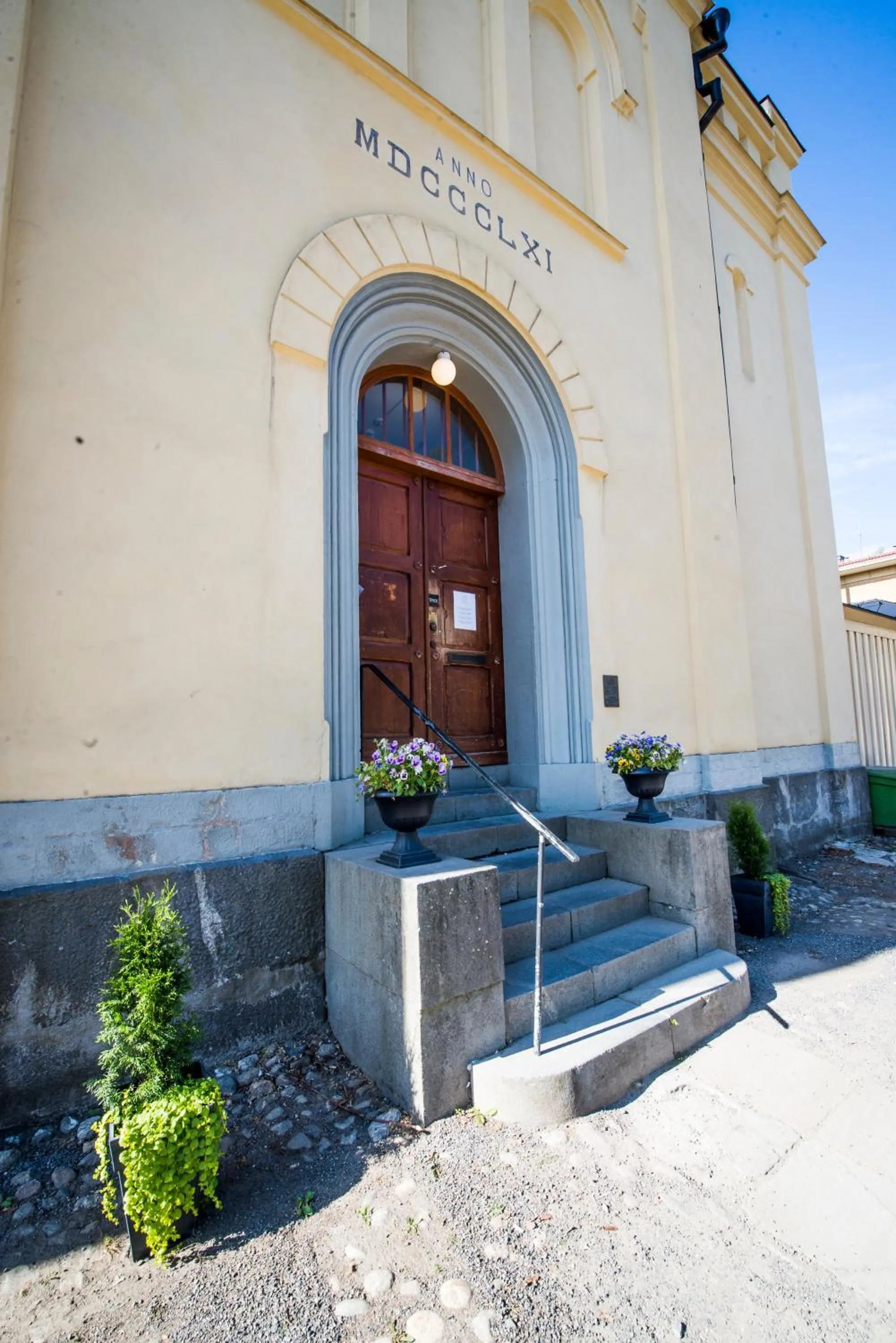 Facade/entrance in Hotell Gamla Fängelset