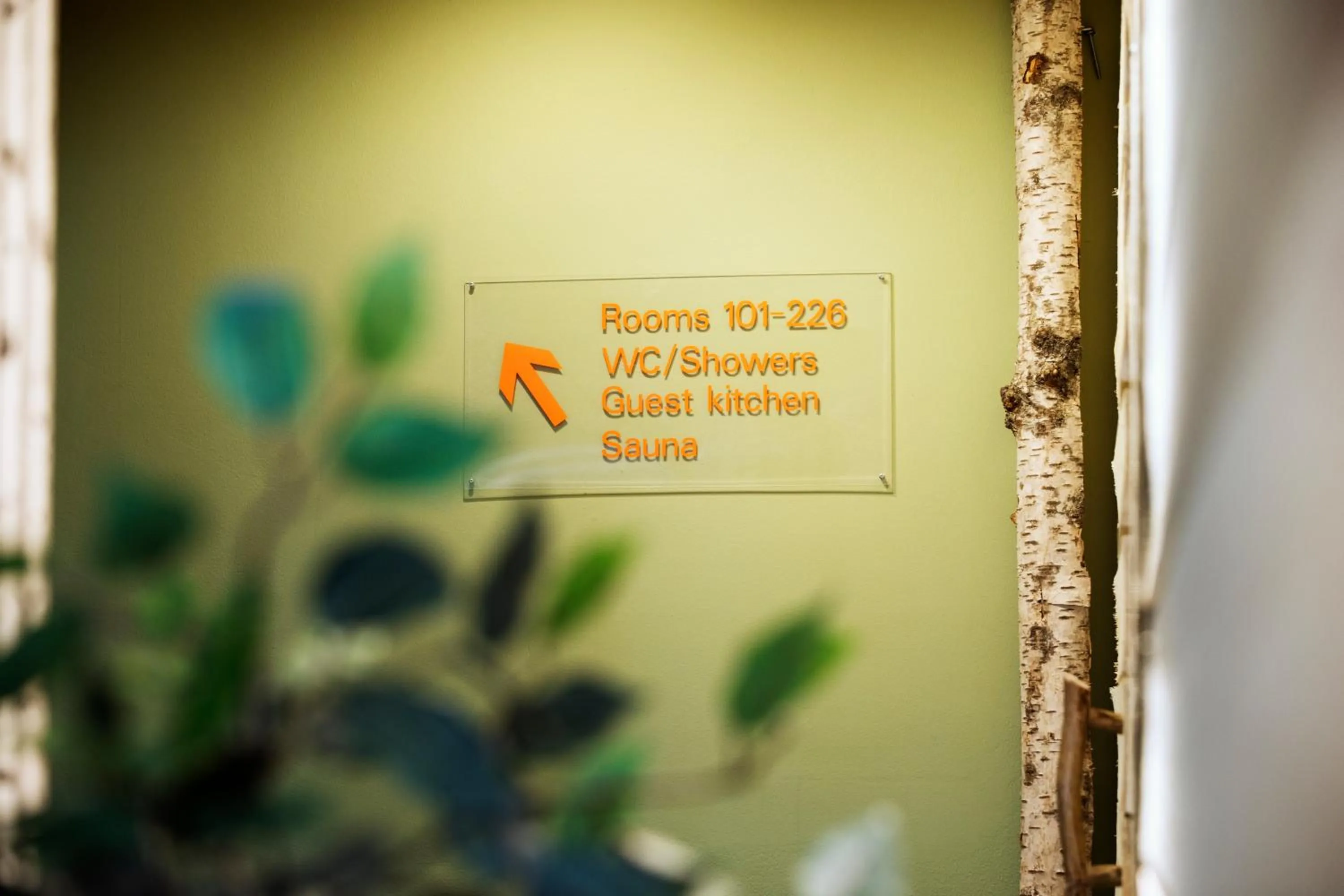 Decorative detail in Slottsskogens Hostel