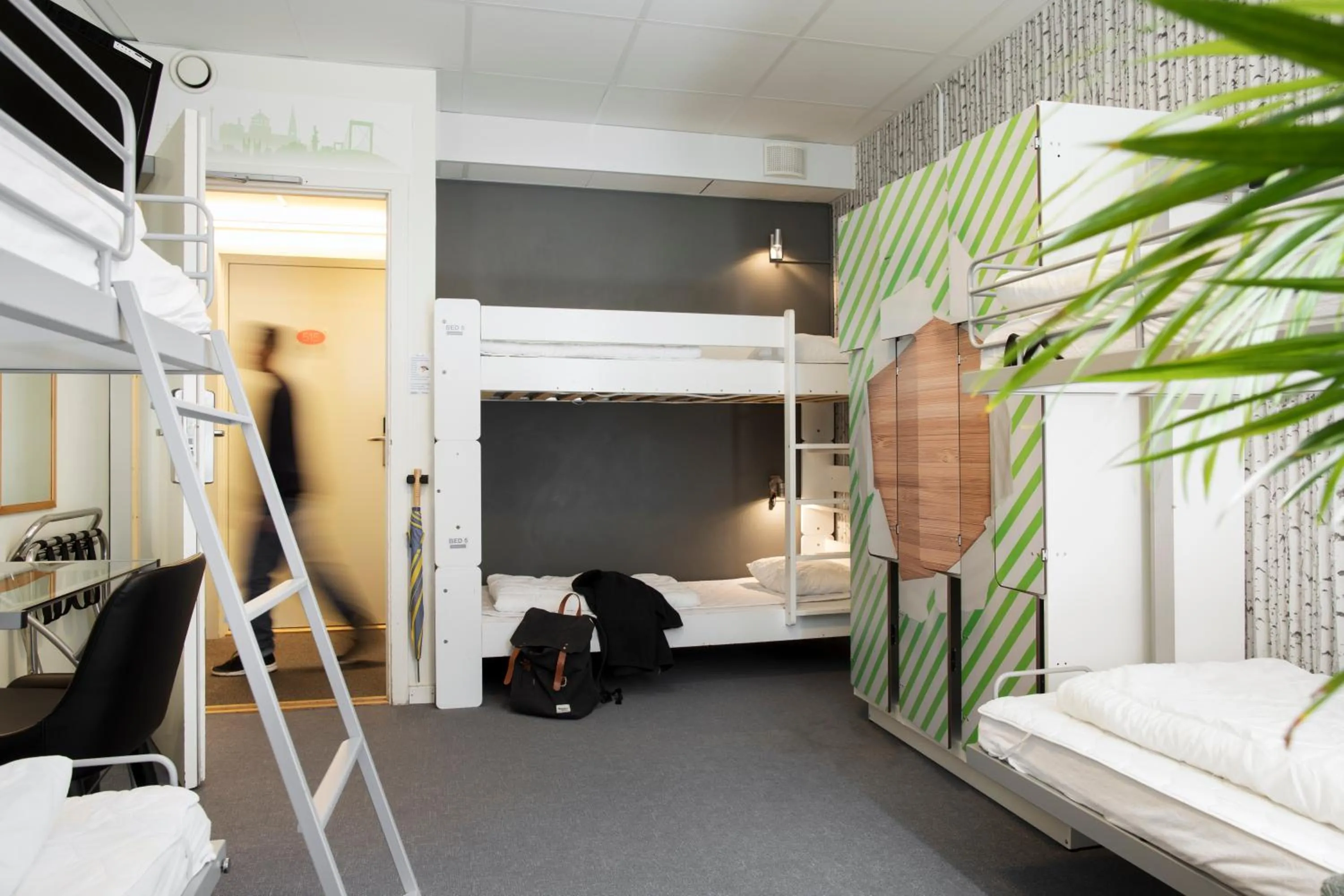 Bedroom, Bed in Slottsskogens Hostel