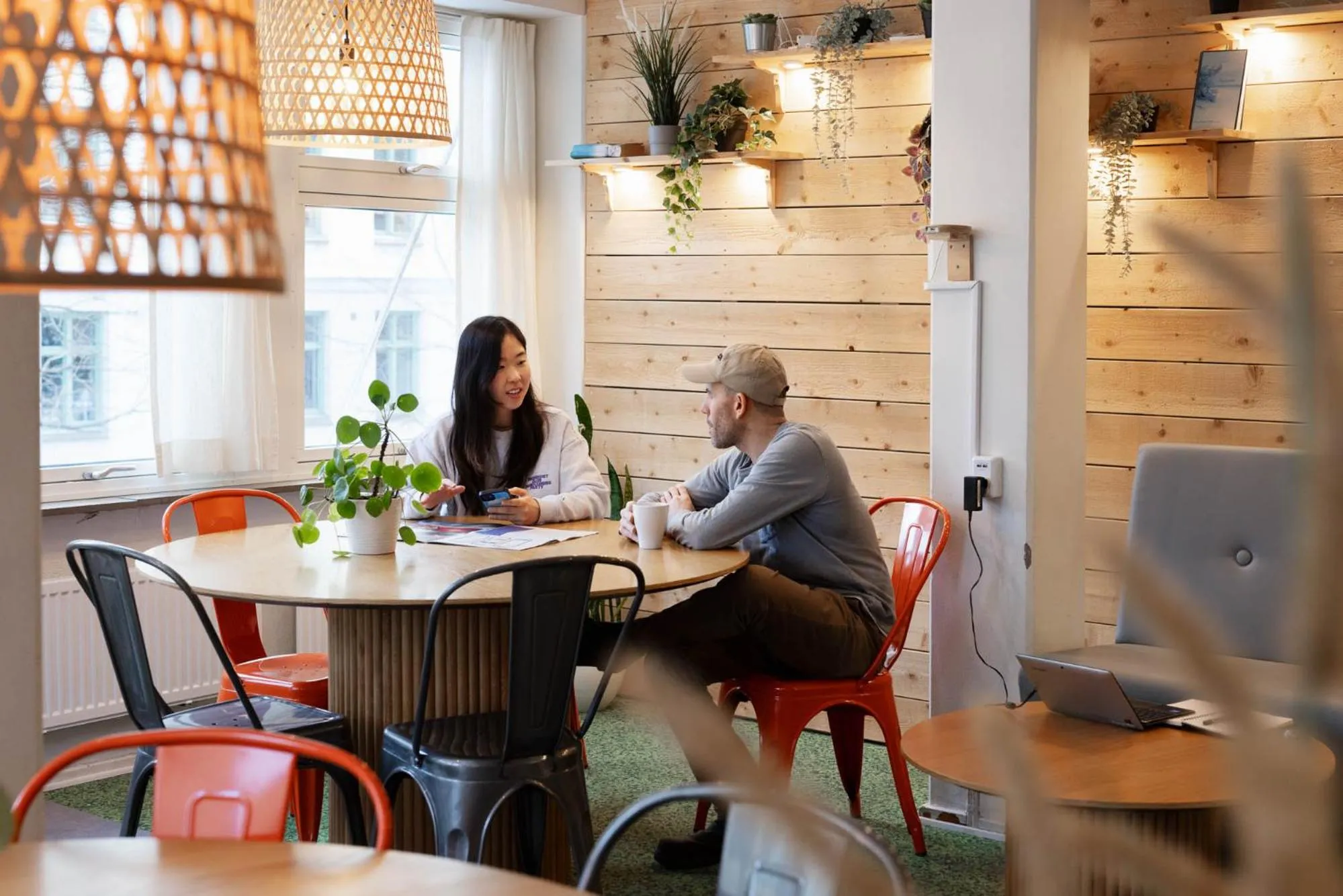 Dining area in Slottsskogens Hostel