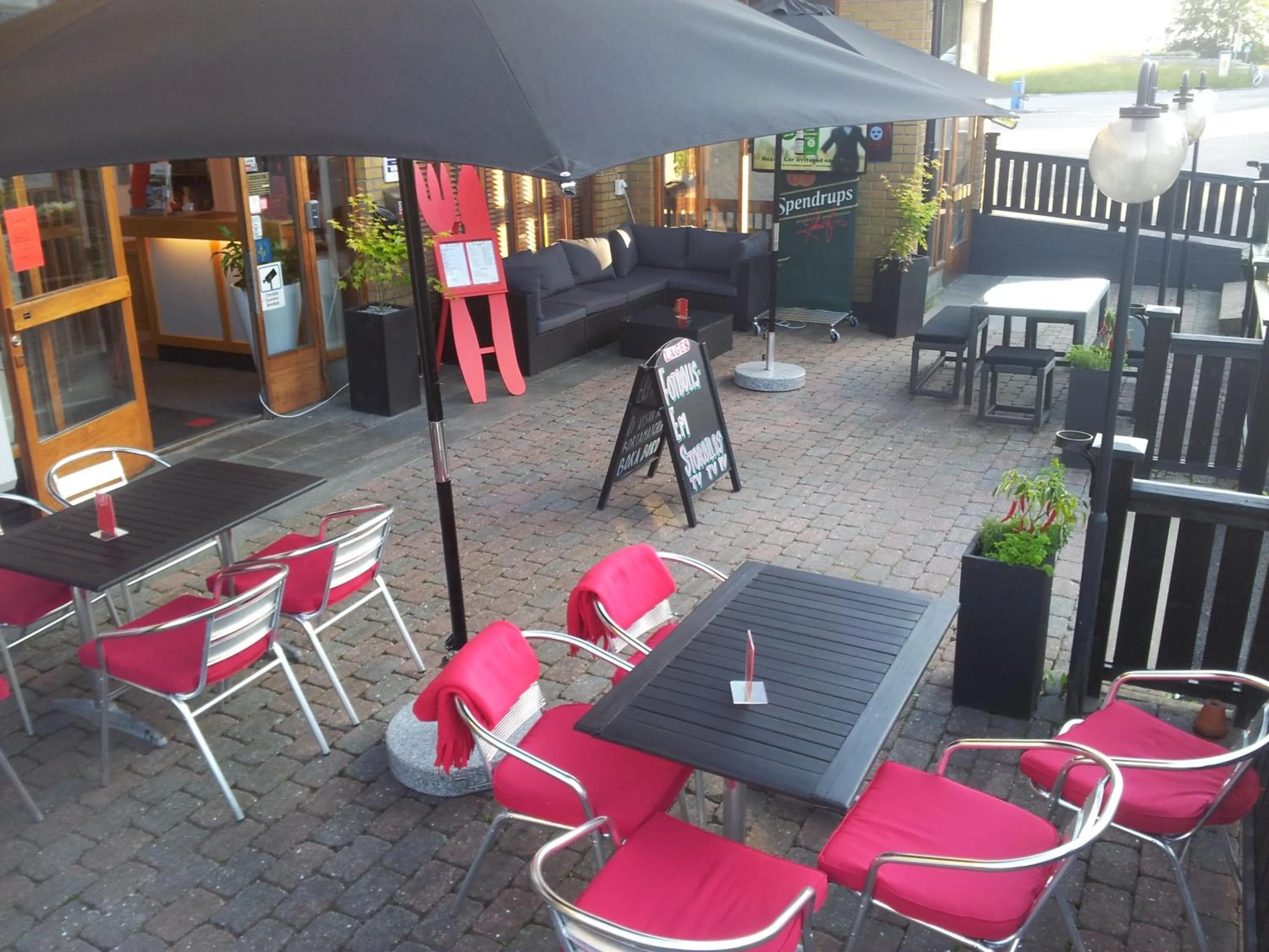 Communal lounge/ TV room in Lages Motel