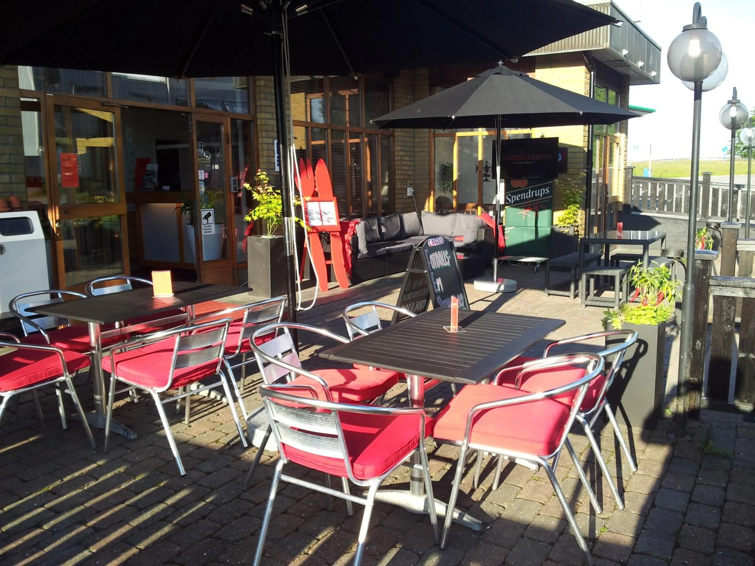 Communal lounge/ TV room in Lages Motel