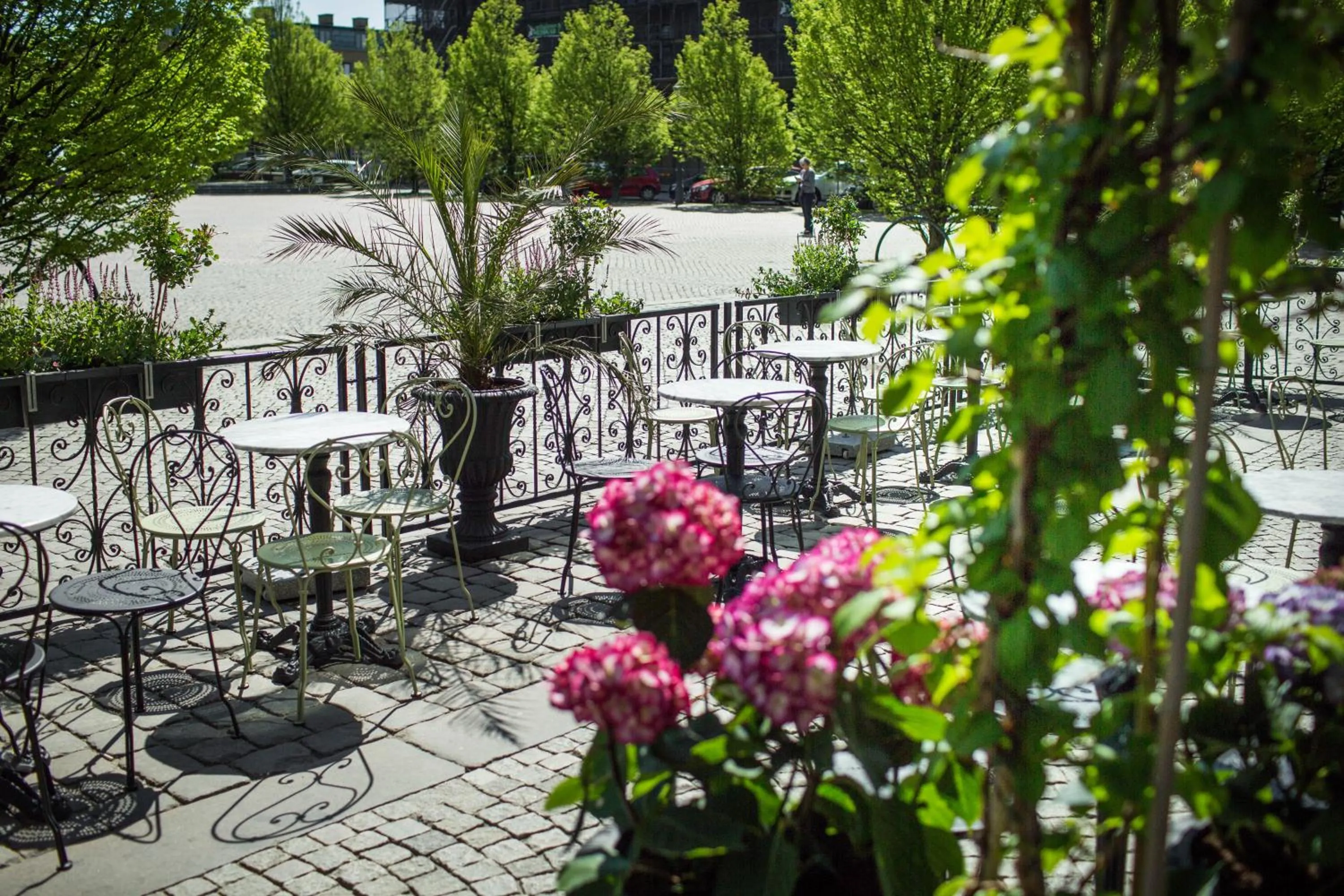 Patio in Varbergs Stadshotell & Asia Spa