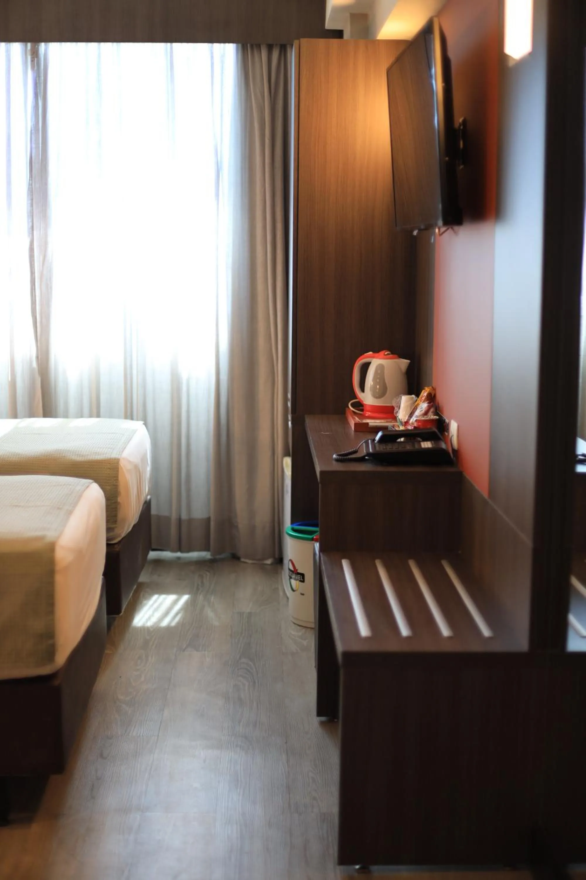 Bed in eSuites Hotel Recreio Shopping