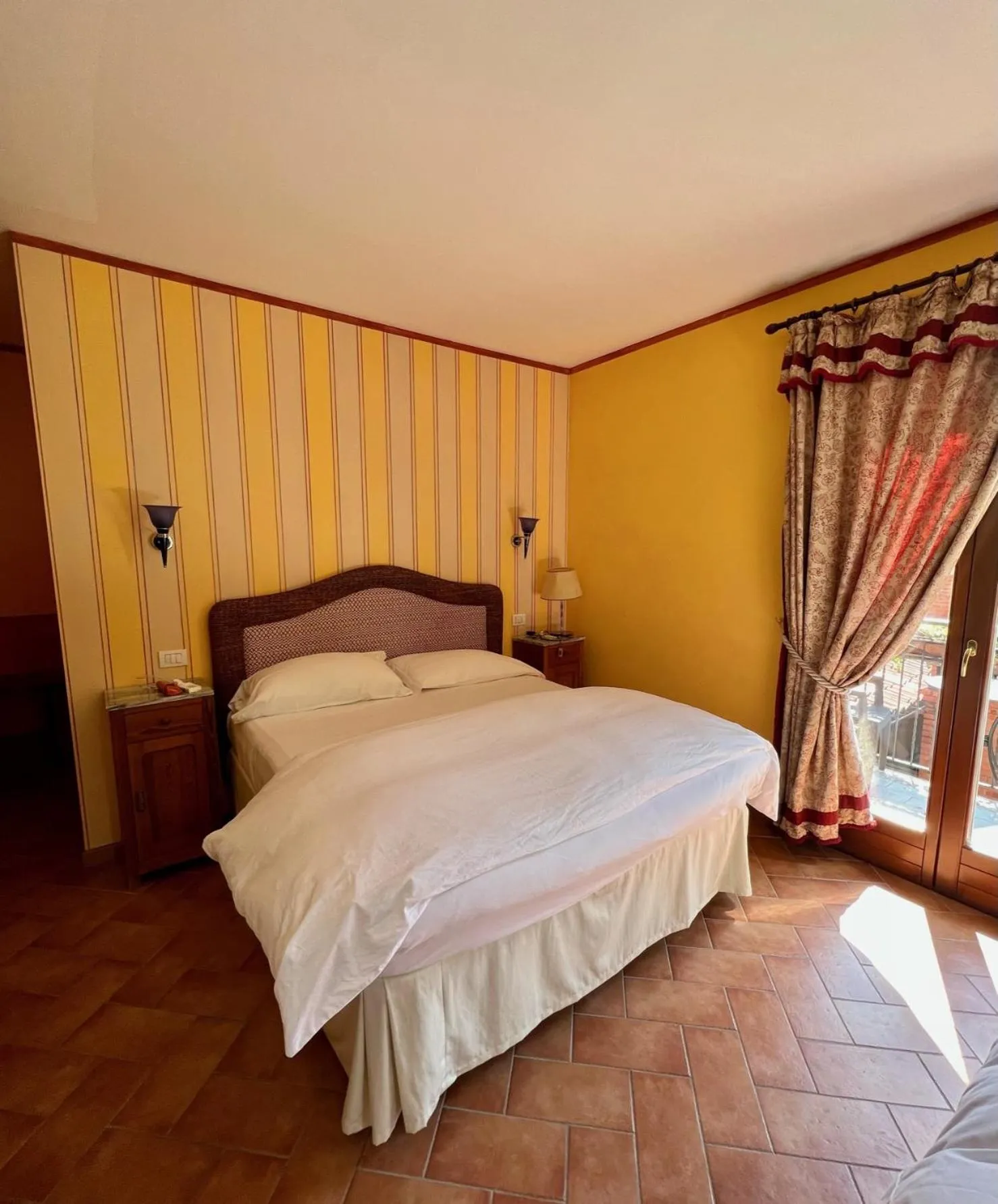 Bed in La Griglia Hotel