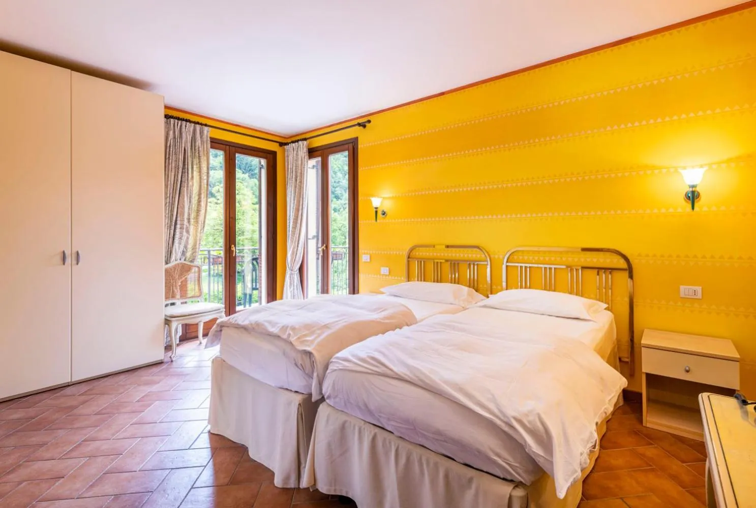 Bed in La Griglia Hotel
