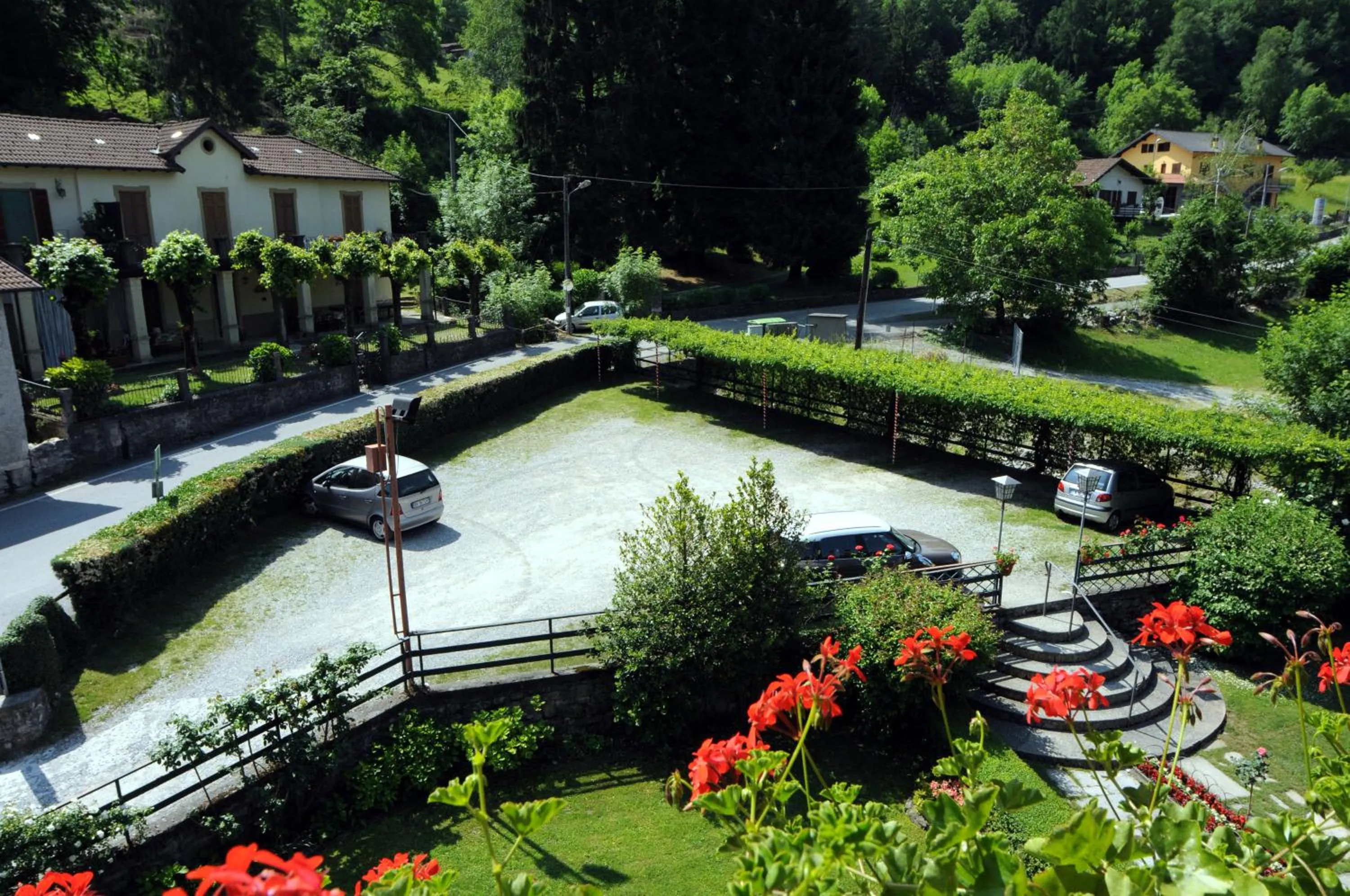 Street view in La Griglia Hotel