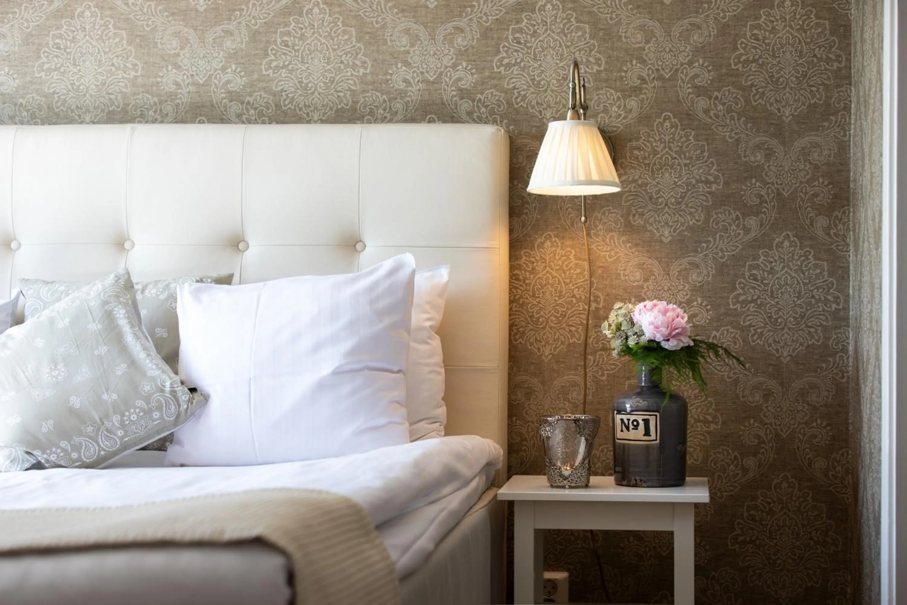 Decorative detail, Bed in Bergendal