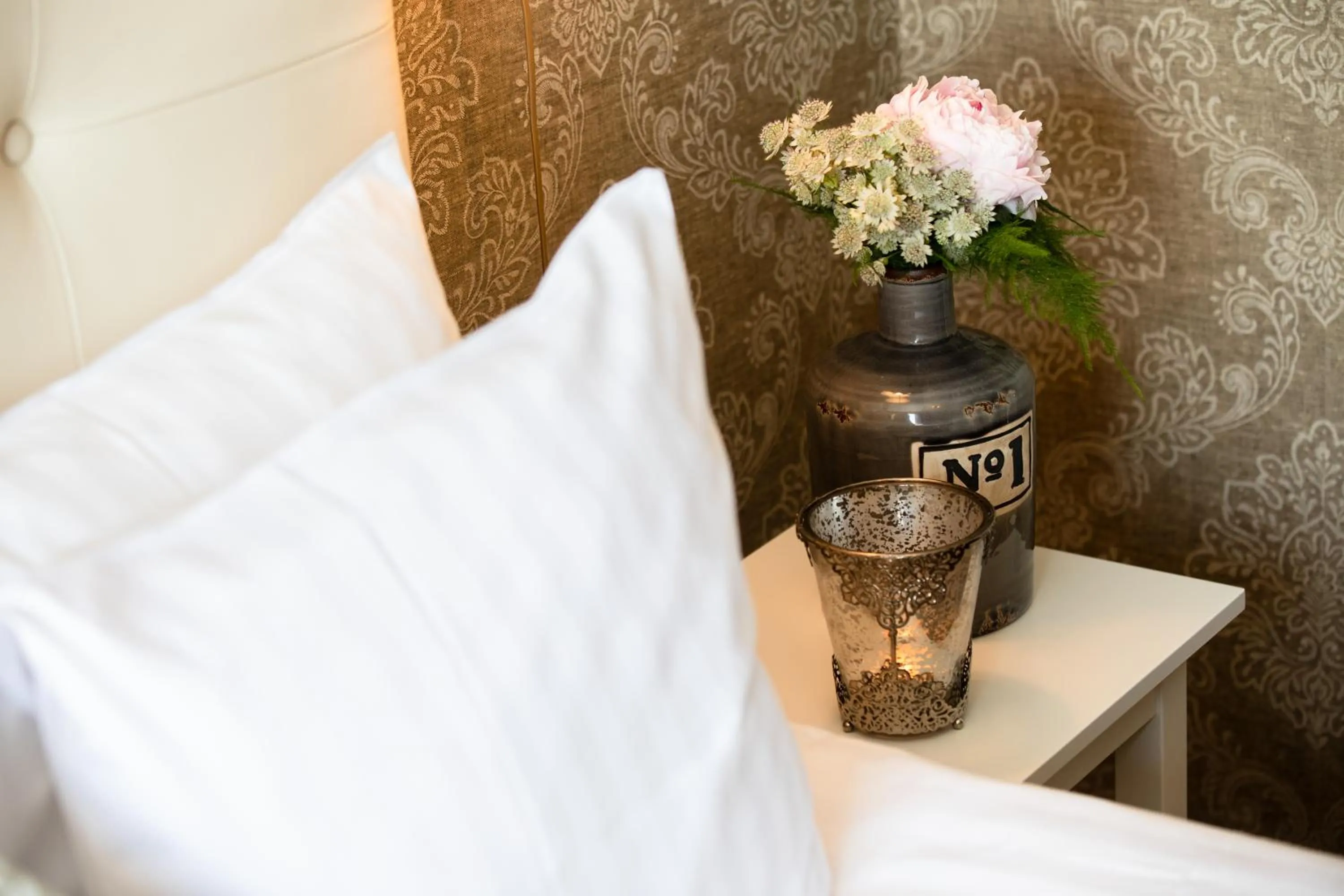 Decorative detail, Bed in Bergendal