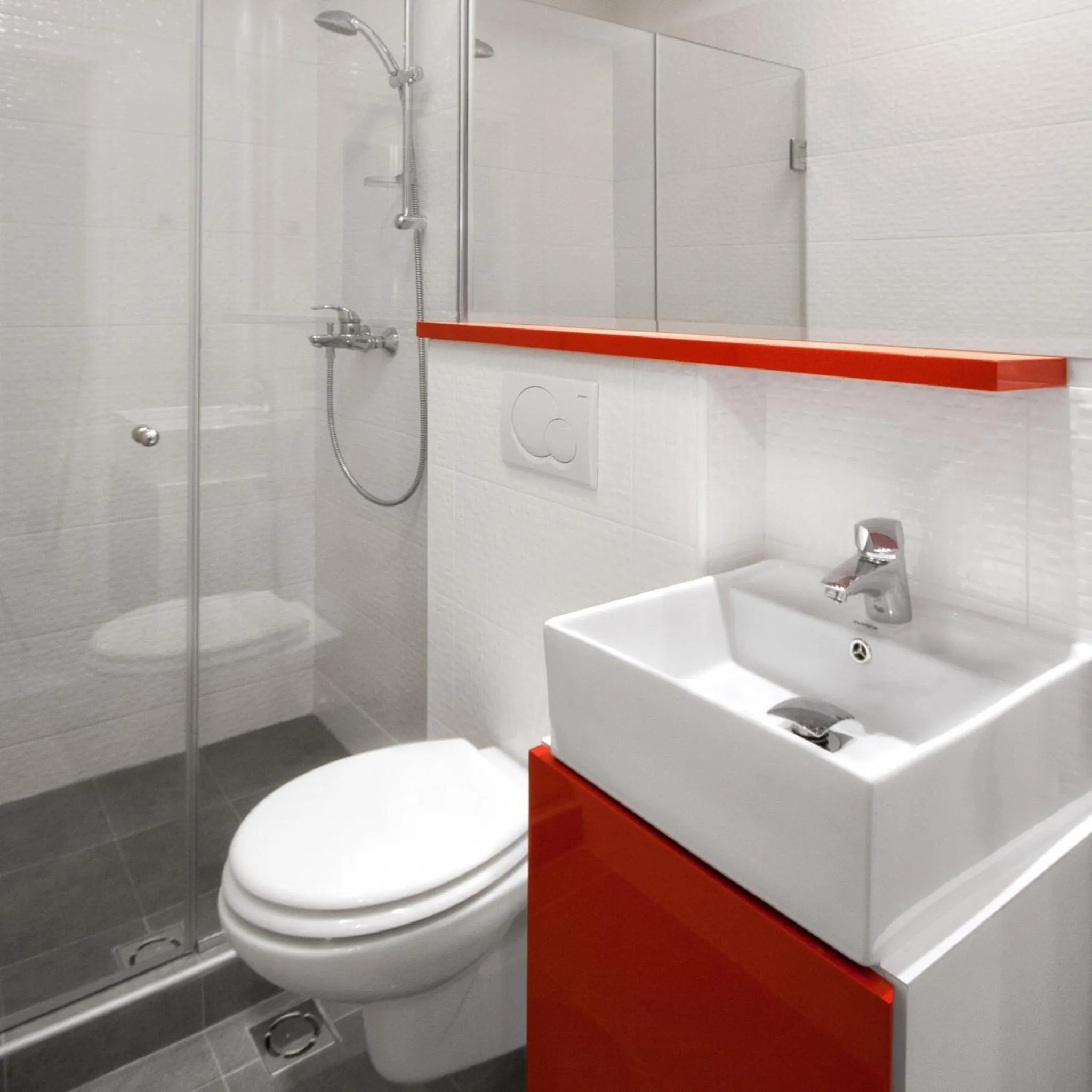 Bathroom in Downtown Belgrade Apartments - CHERRY
