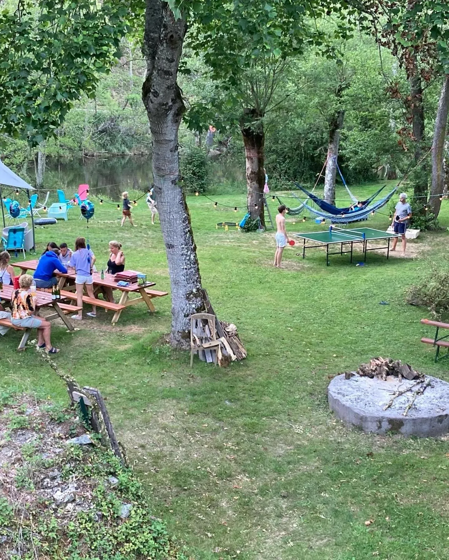 Garden view in Moulin de la Fayolle