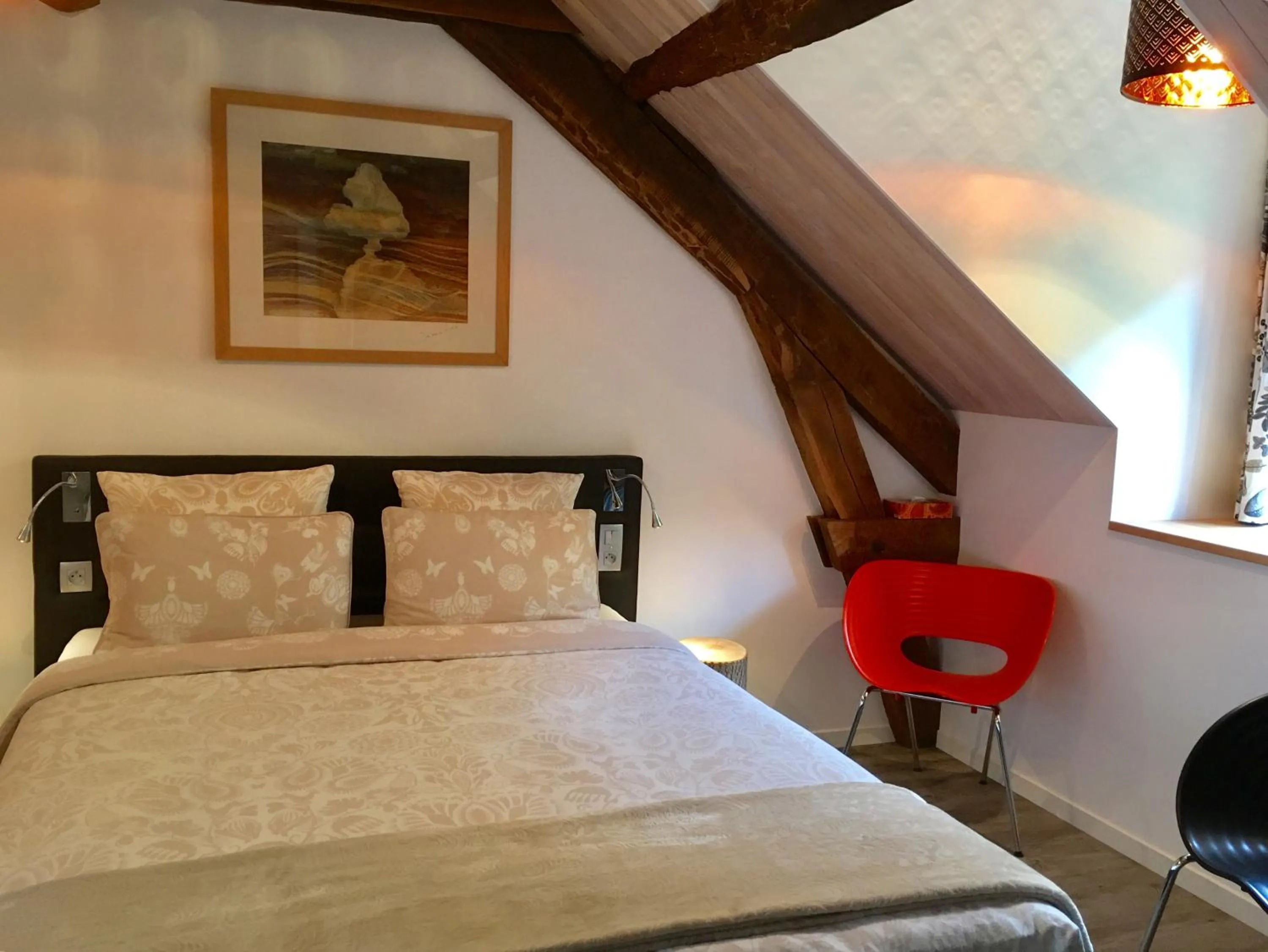 Bed in Moulin de la Fayolle
