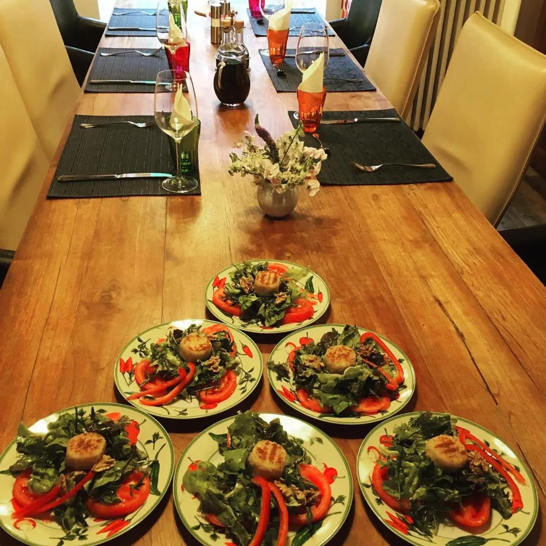 Dinner in Moulin de la Fayolle