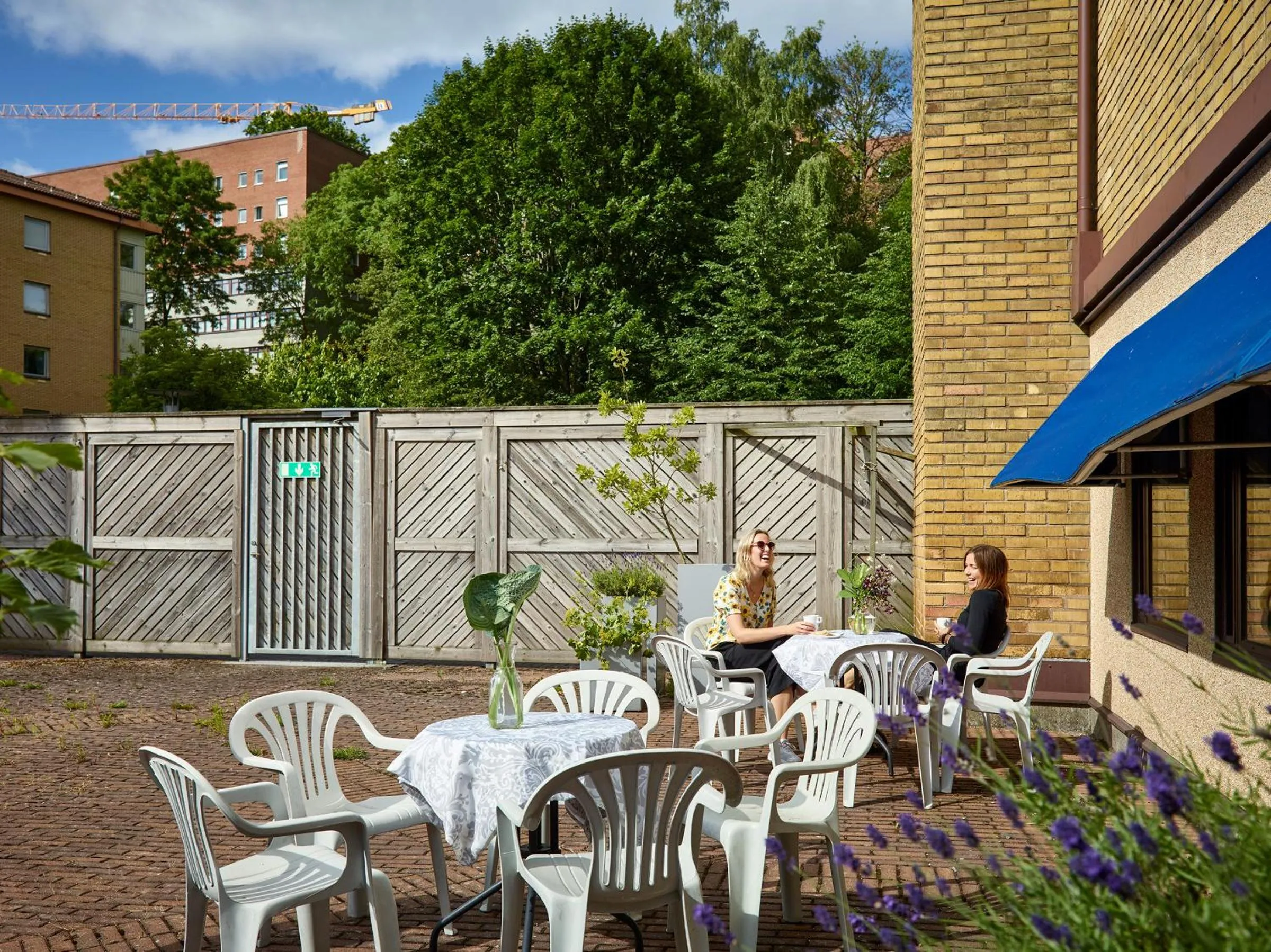 Balcony/Terrace in Göteborg Hostel