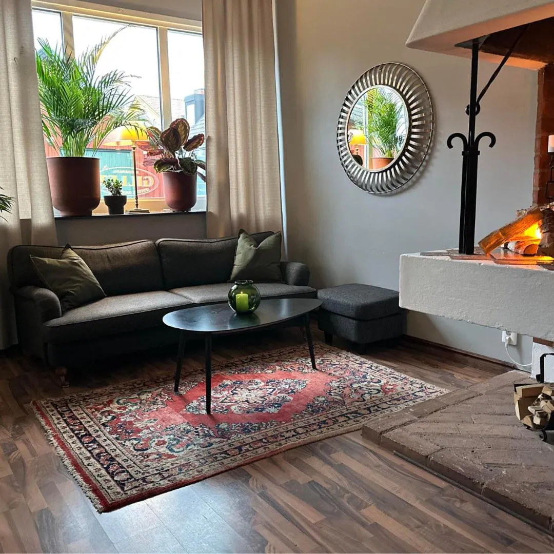 Seating area in Hotell Gillet i Köping