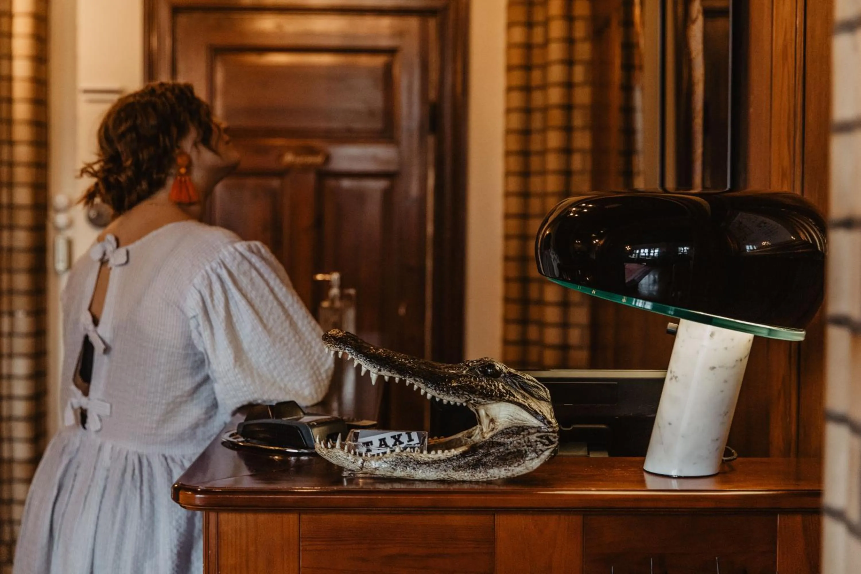 Lobby or reception in Hotel Slottsvillan