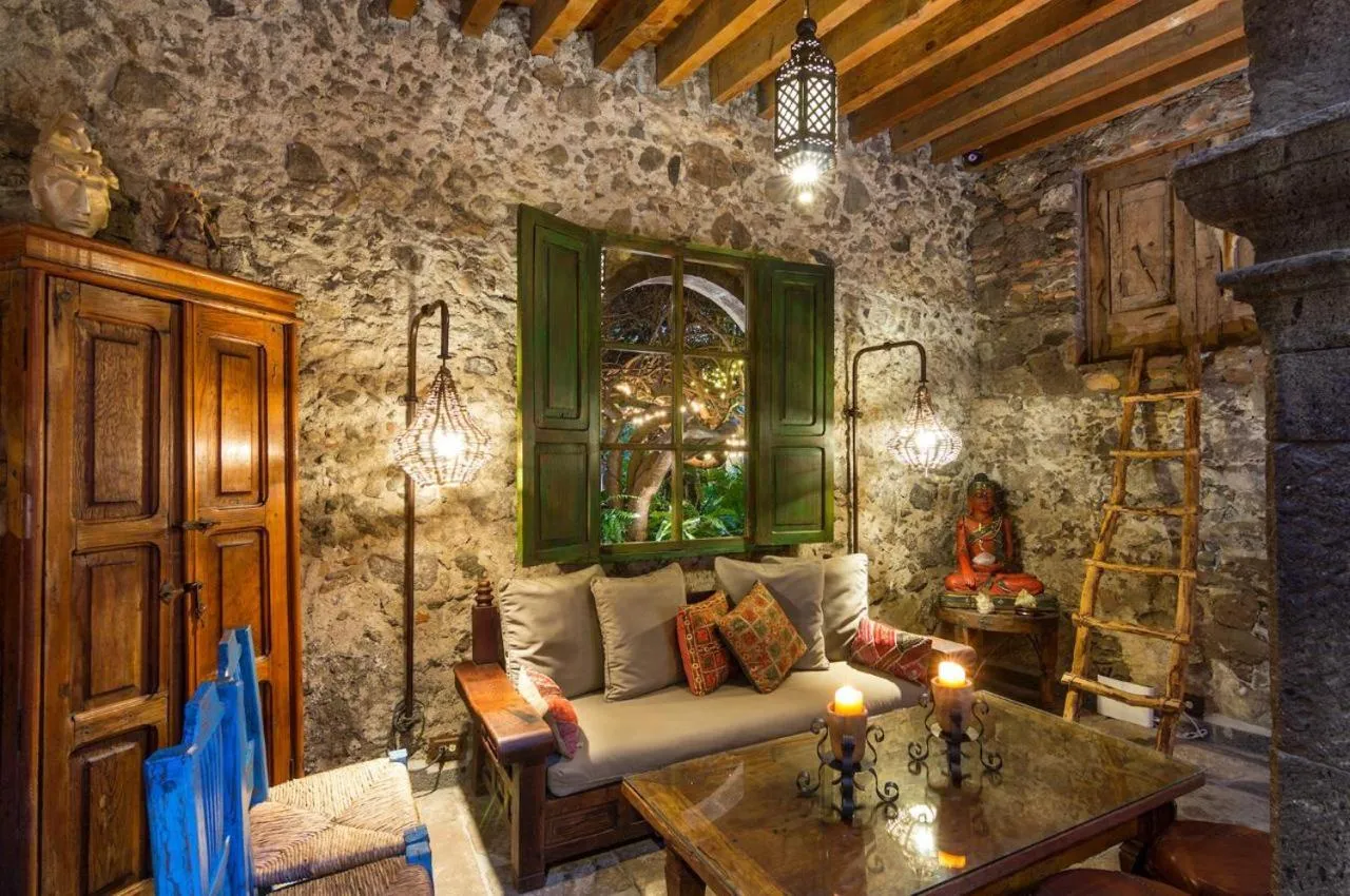 Living room in Hacienda Las Amantes