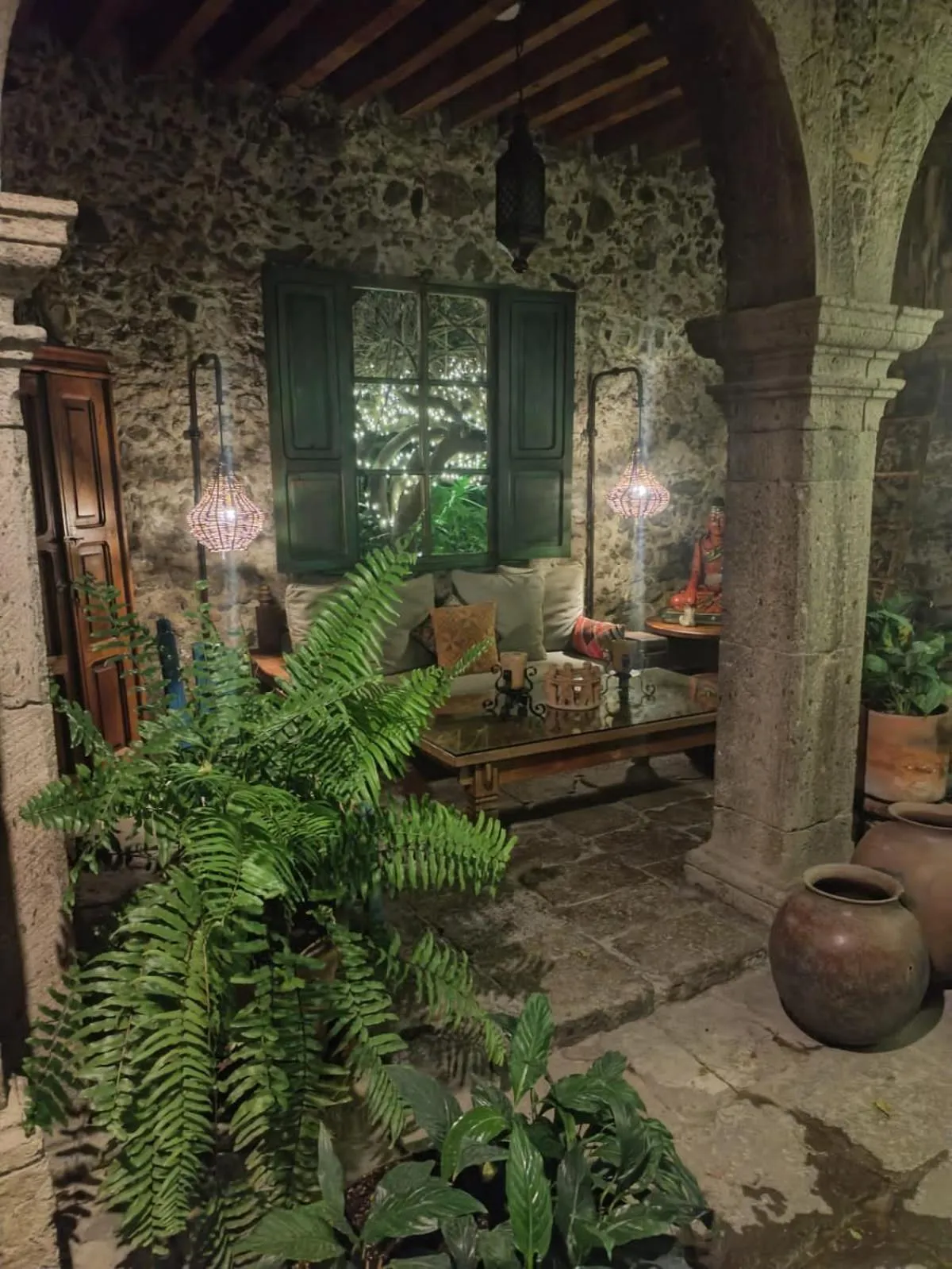 Living room in Hacienda Las Amantes