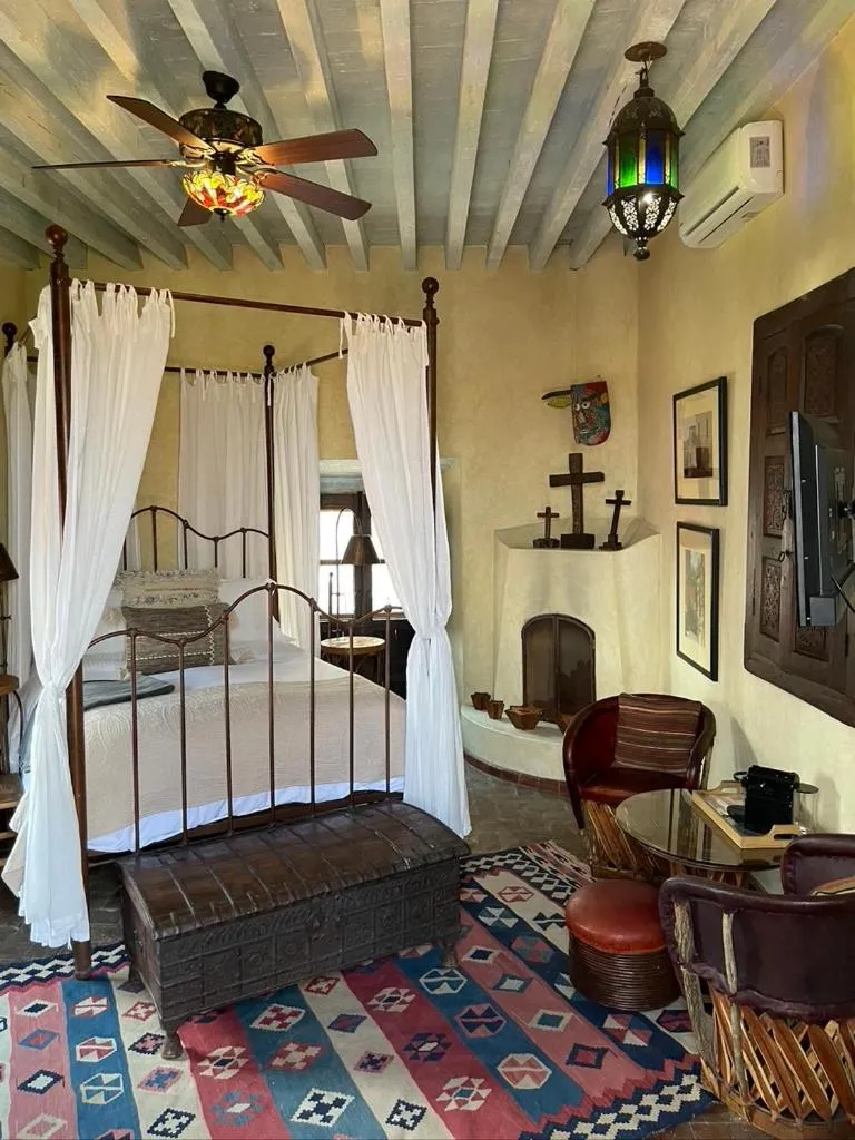 Bedroom, Bed in Hacienda Las Amantes