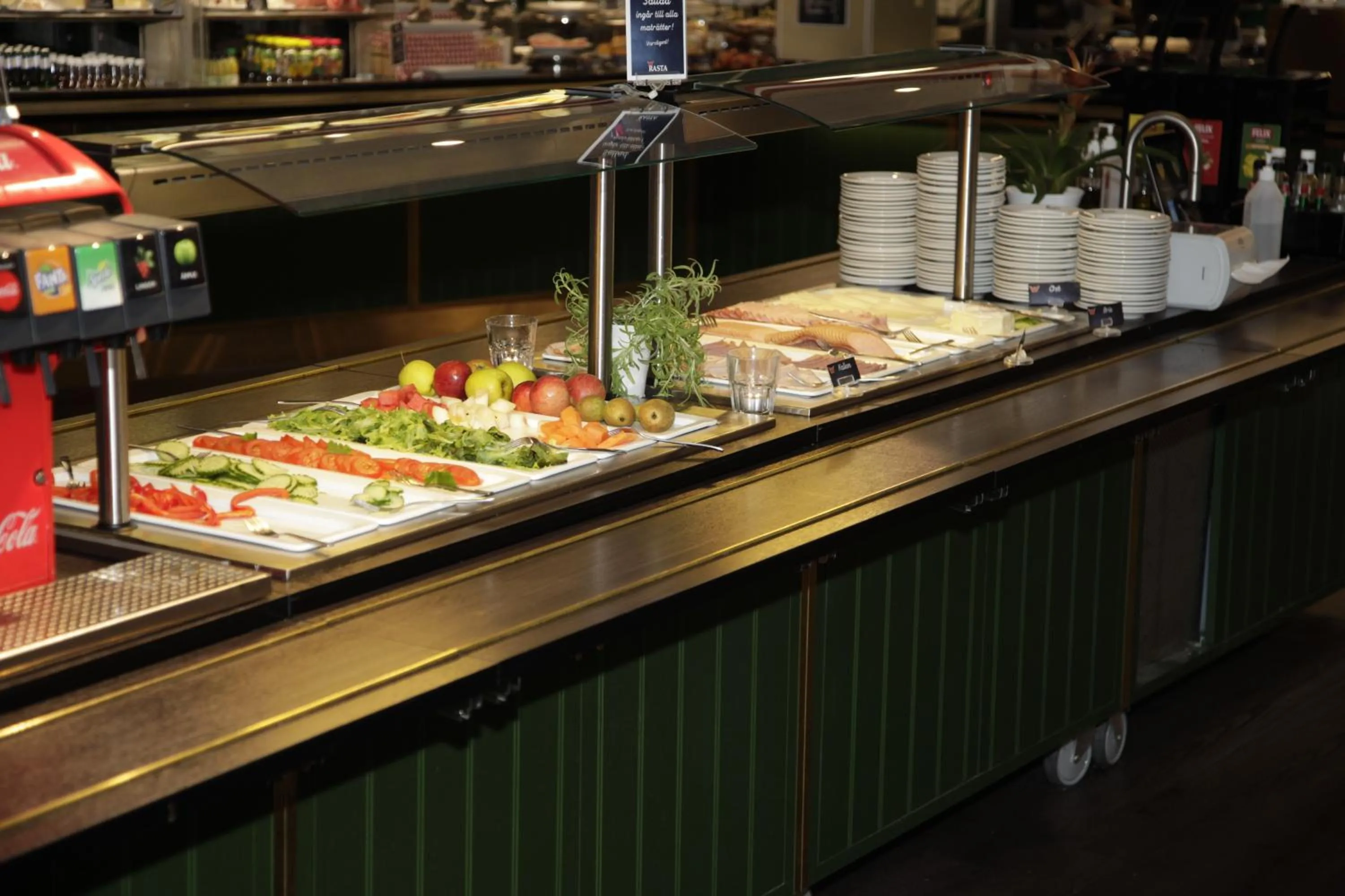 Food and drinks in Rasta Mariestad