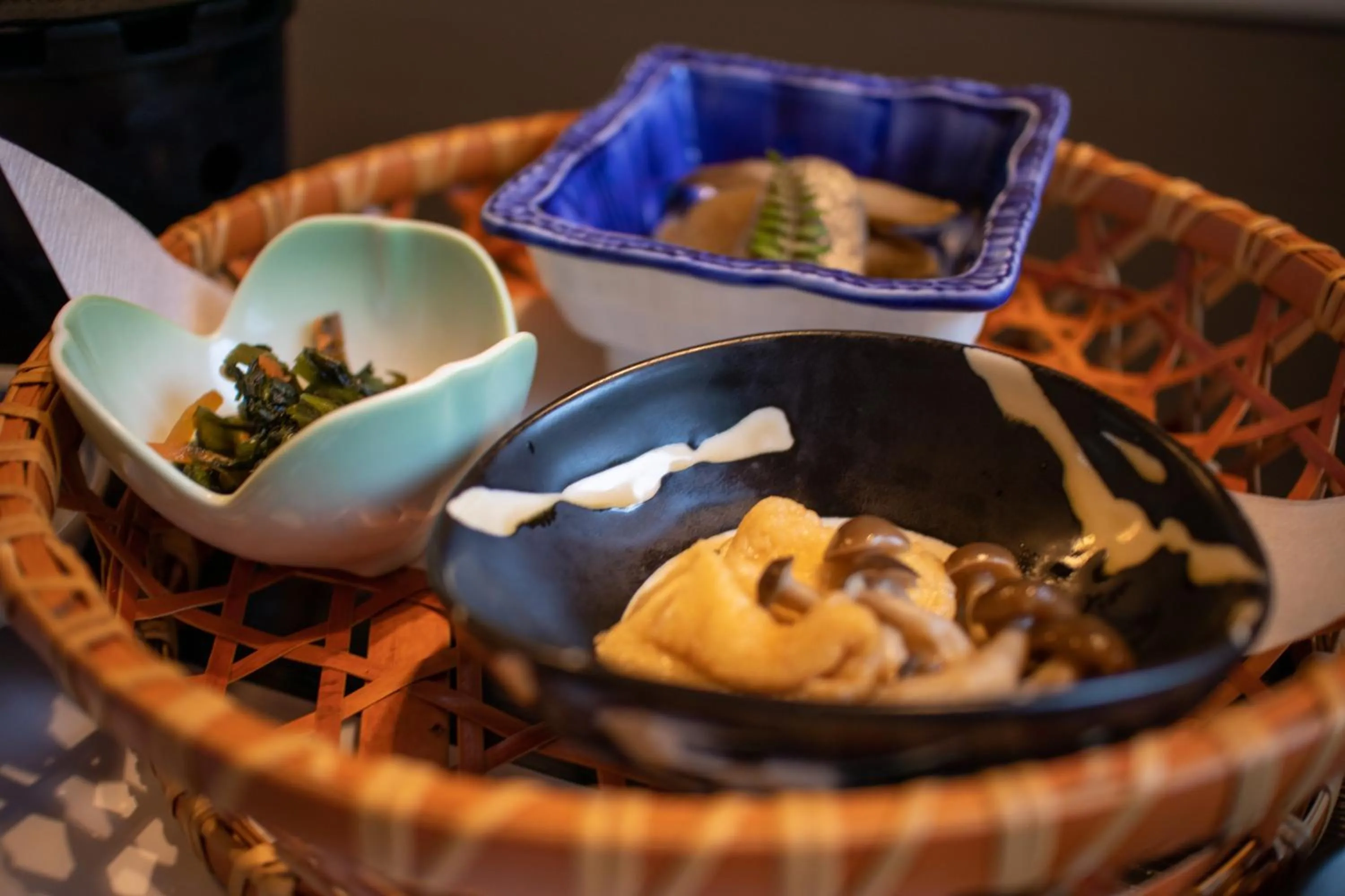 Food close-up in Nanakamado