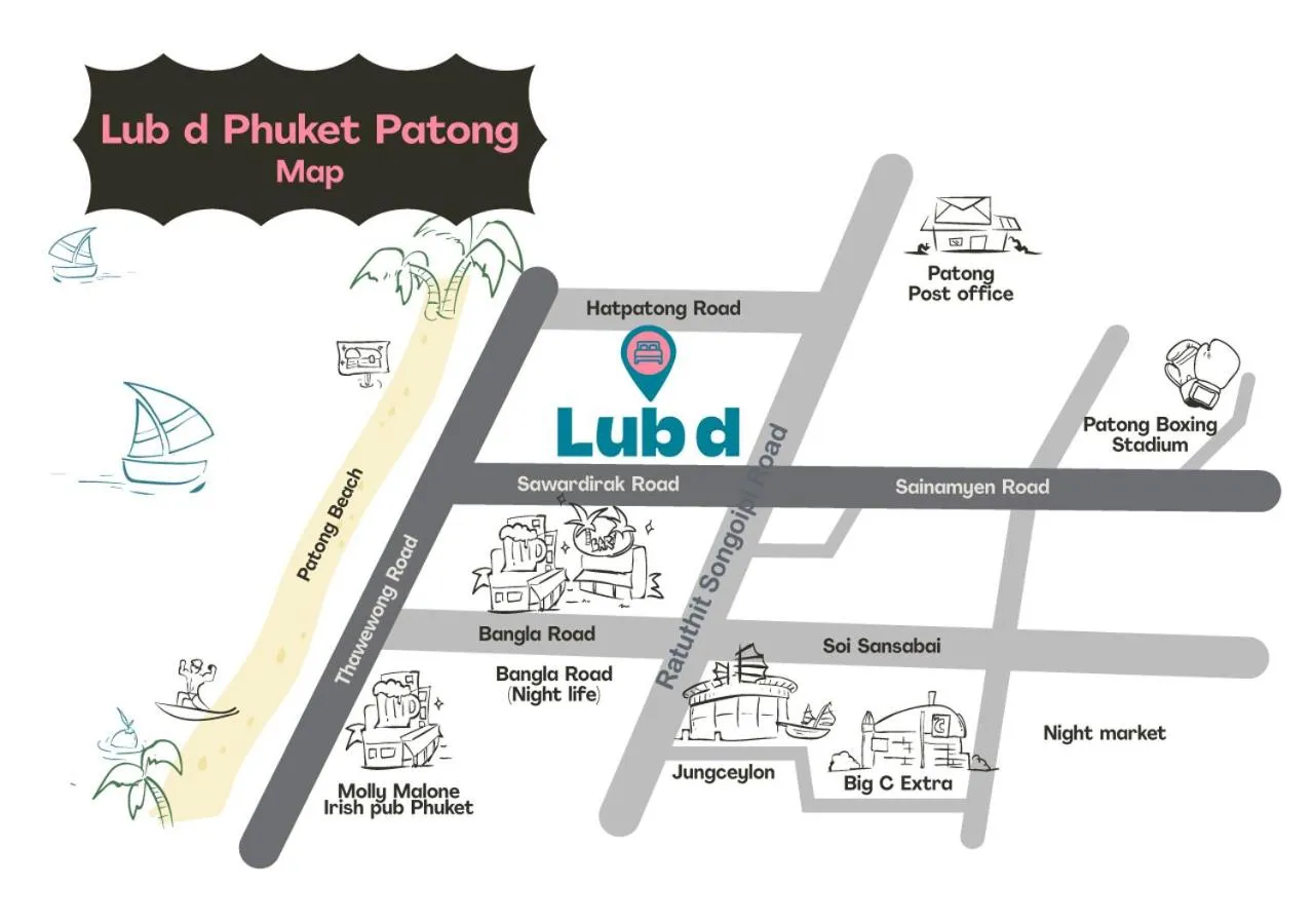 Text overlay in Lub d Phuket Patong - Near Patong Beach & Vibrant Social Vibe