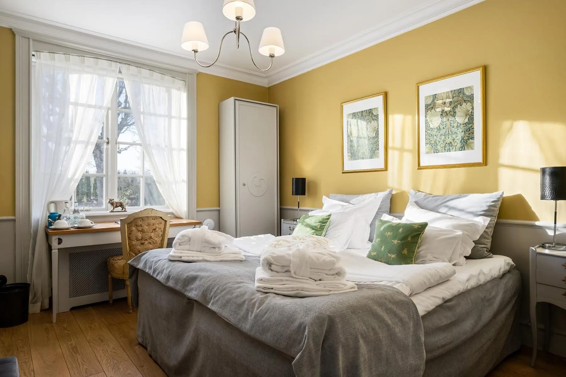 Bed in Häringe Slott