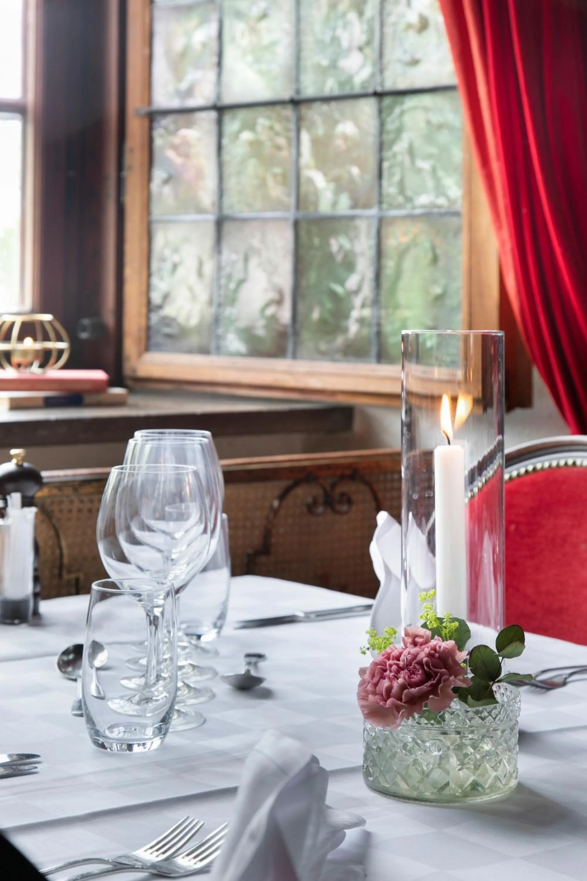 Dining area in Häringe Slott