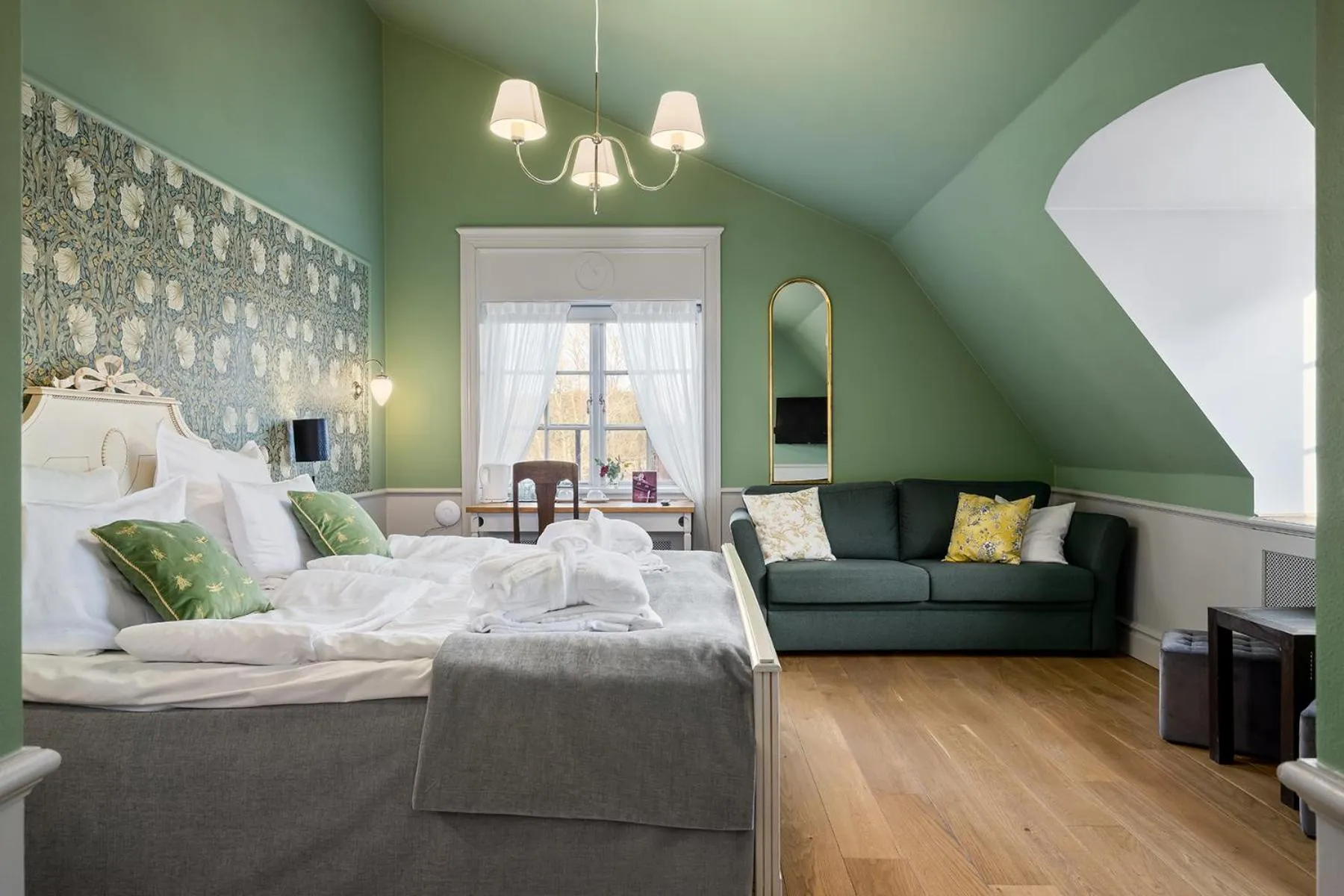 Bed in Häringe Slott