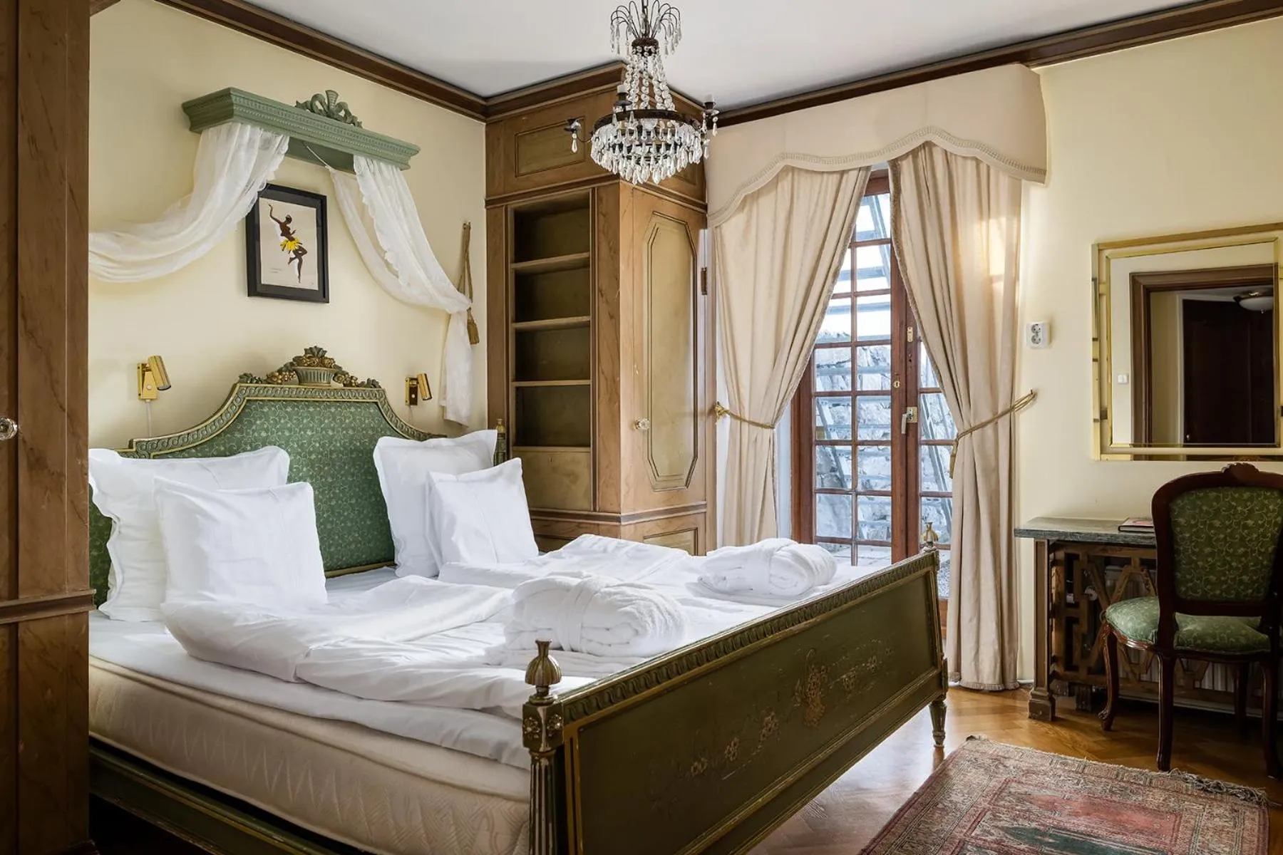 Bed in Häringe Slott