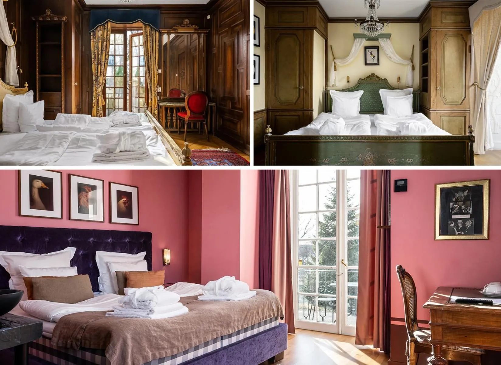 Bed in Häringe Slott