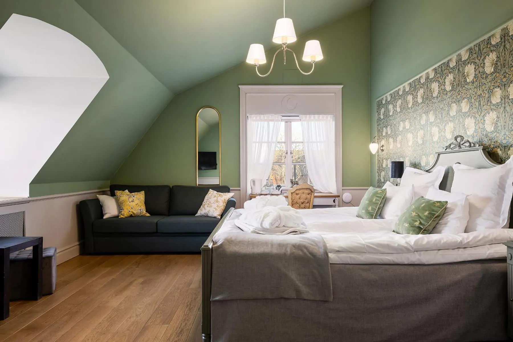 Bed in Häringe Slott