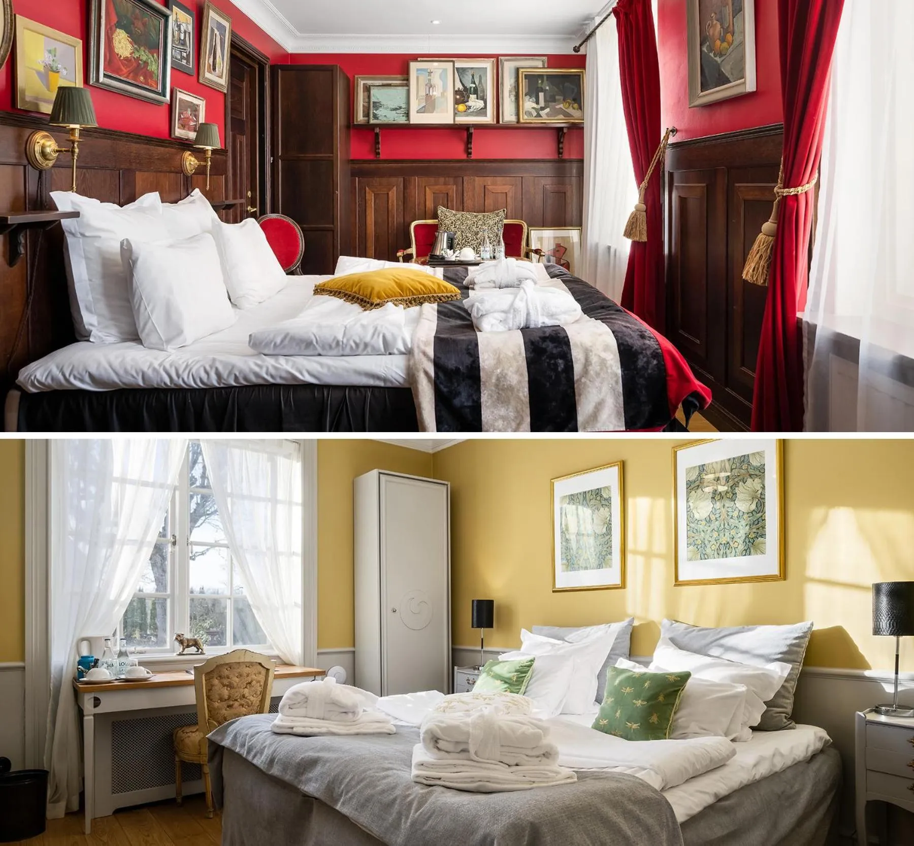 Bed in Häringe Slott