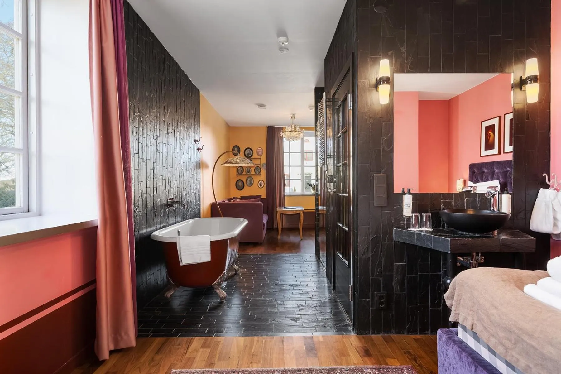 Bedroom, Bed in Häringe Slott