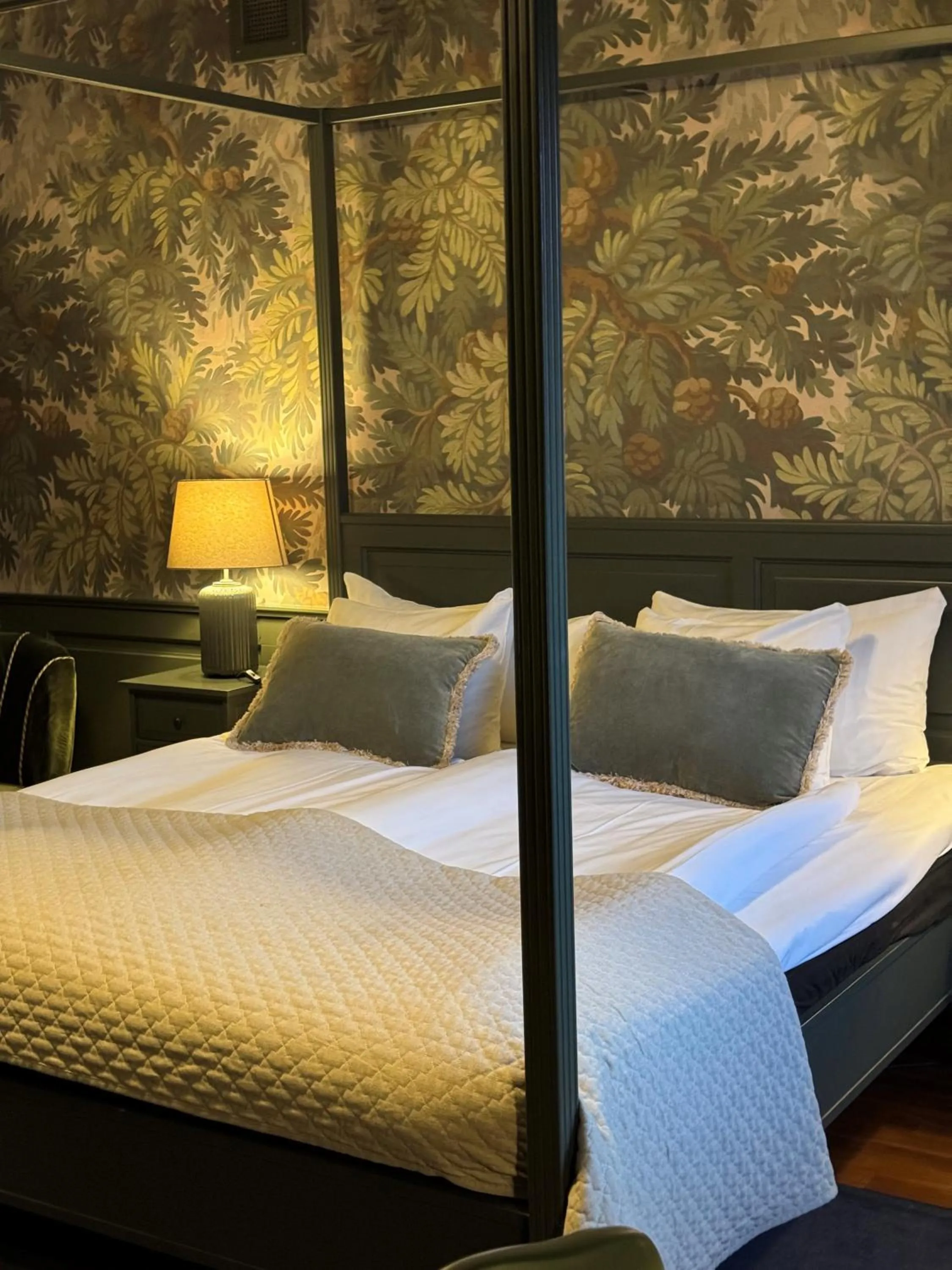 Bed in Hotel Jämteborg