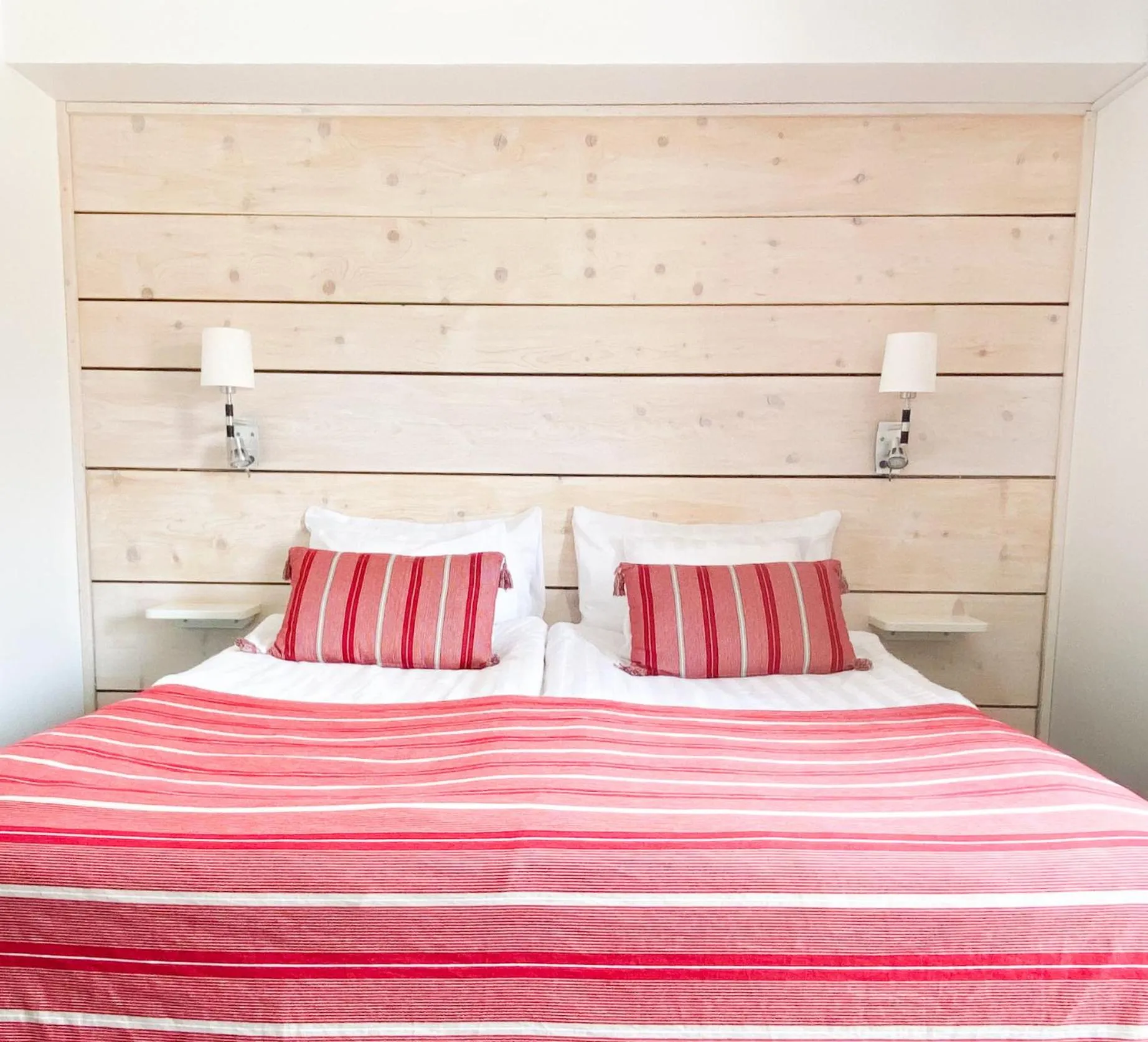 Bed in Hotel Jämteborg