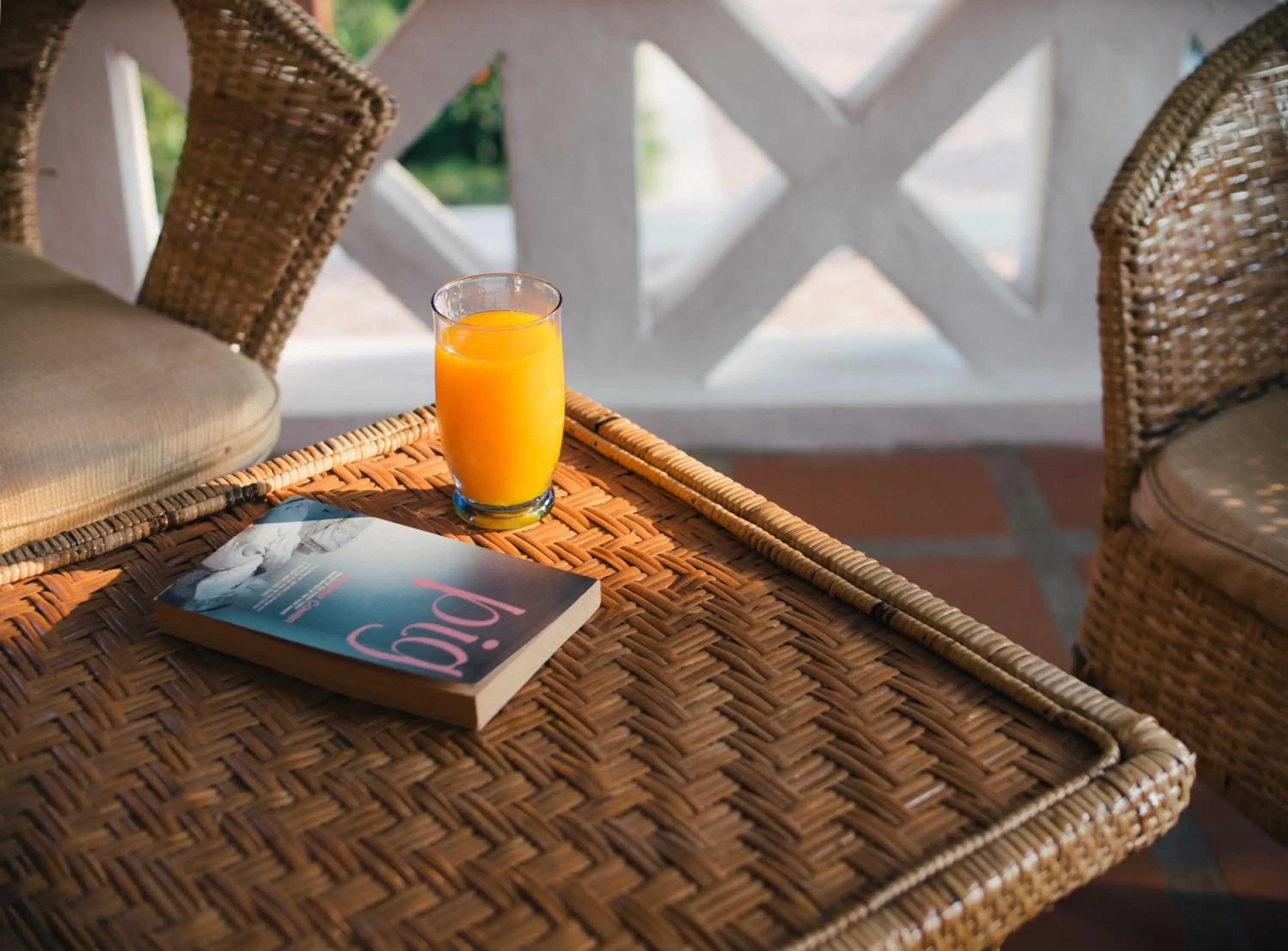 Seating area in Le Jardin Hotel