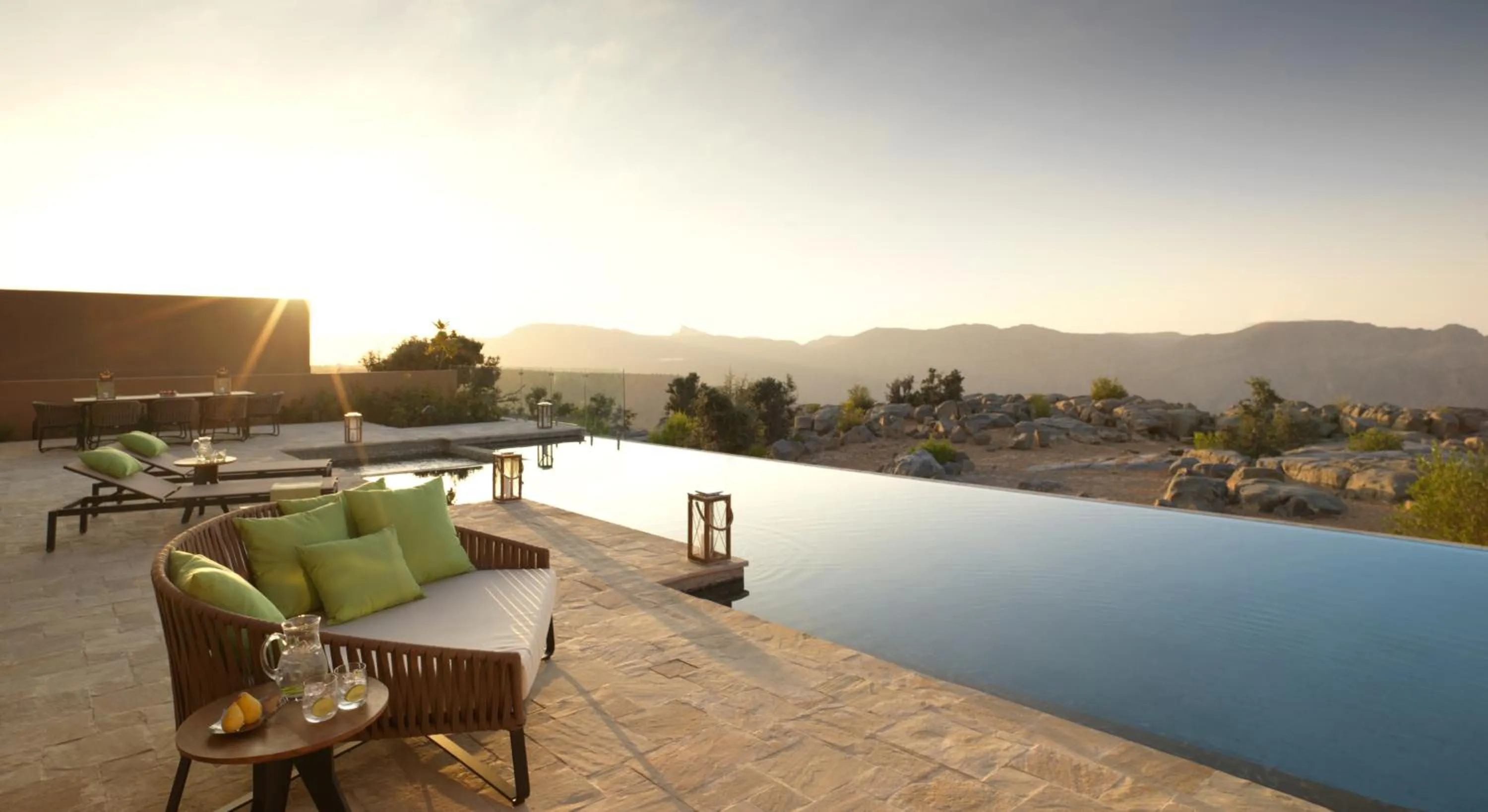 Swimming pool in Anantara Al Jabal Al Akhdar Resort