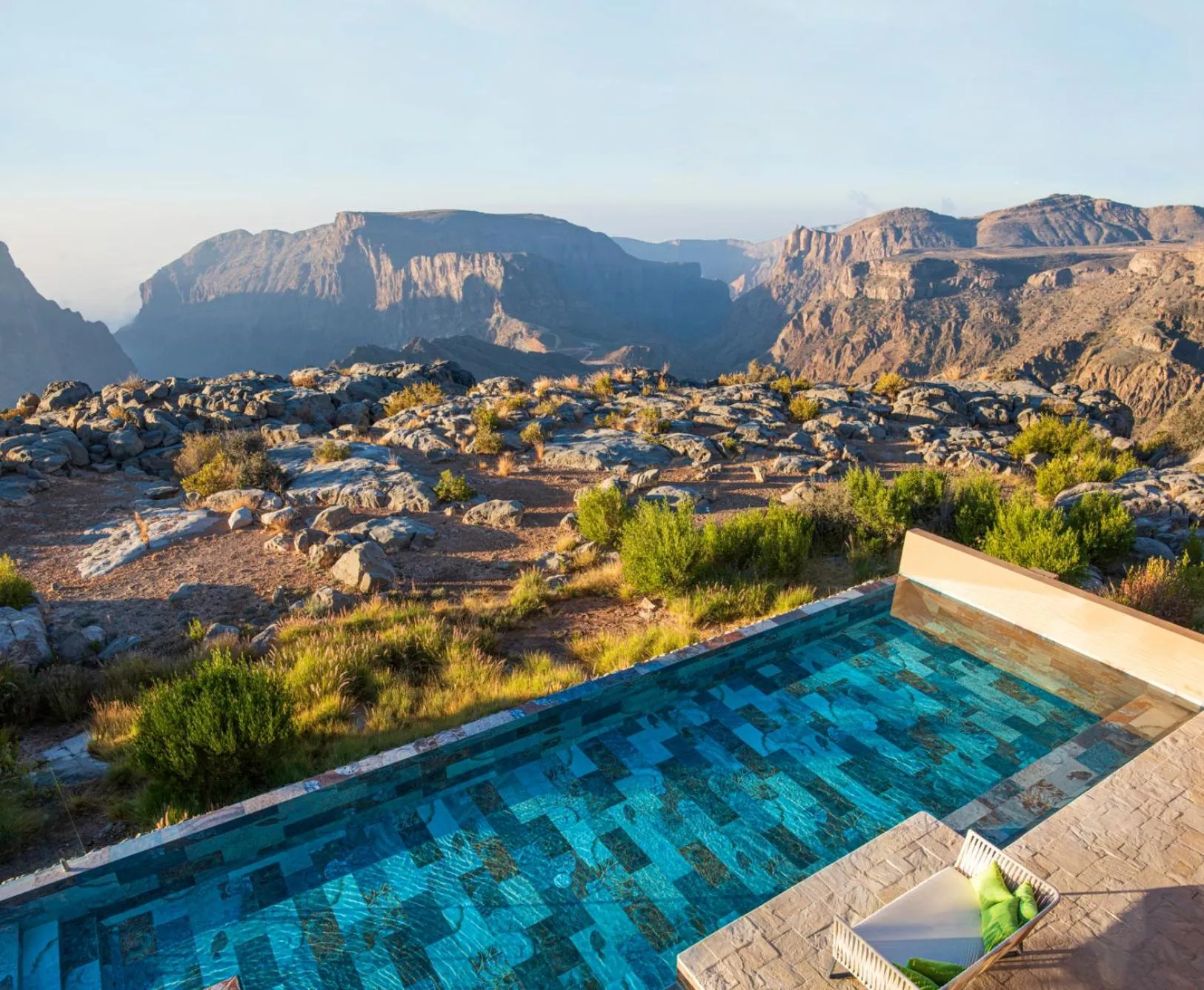 Swimming pool in Anantara Al Jabal Al Akhdar Resort