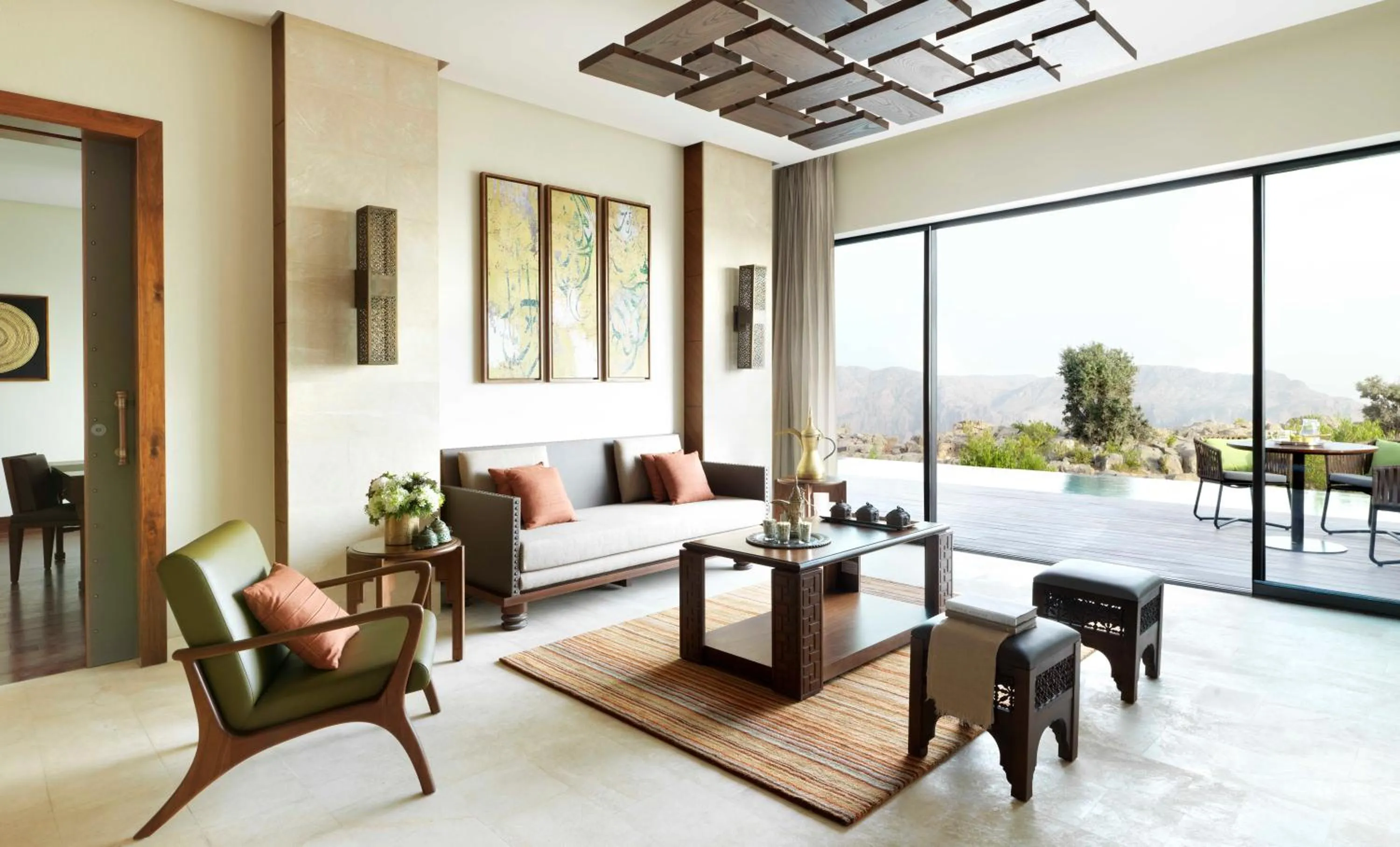 Living room in Anantara Al Jabal Al Akhdar Resort
