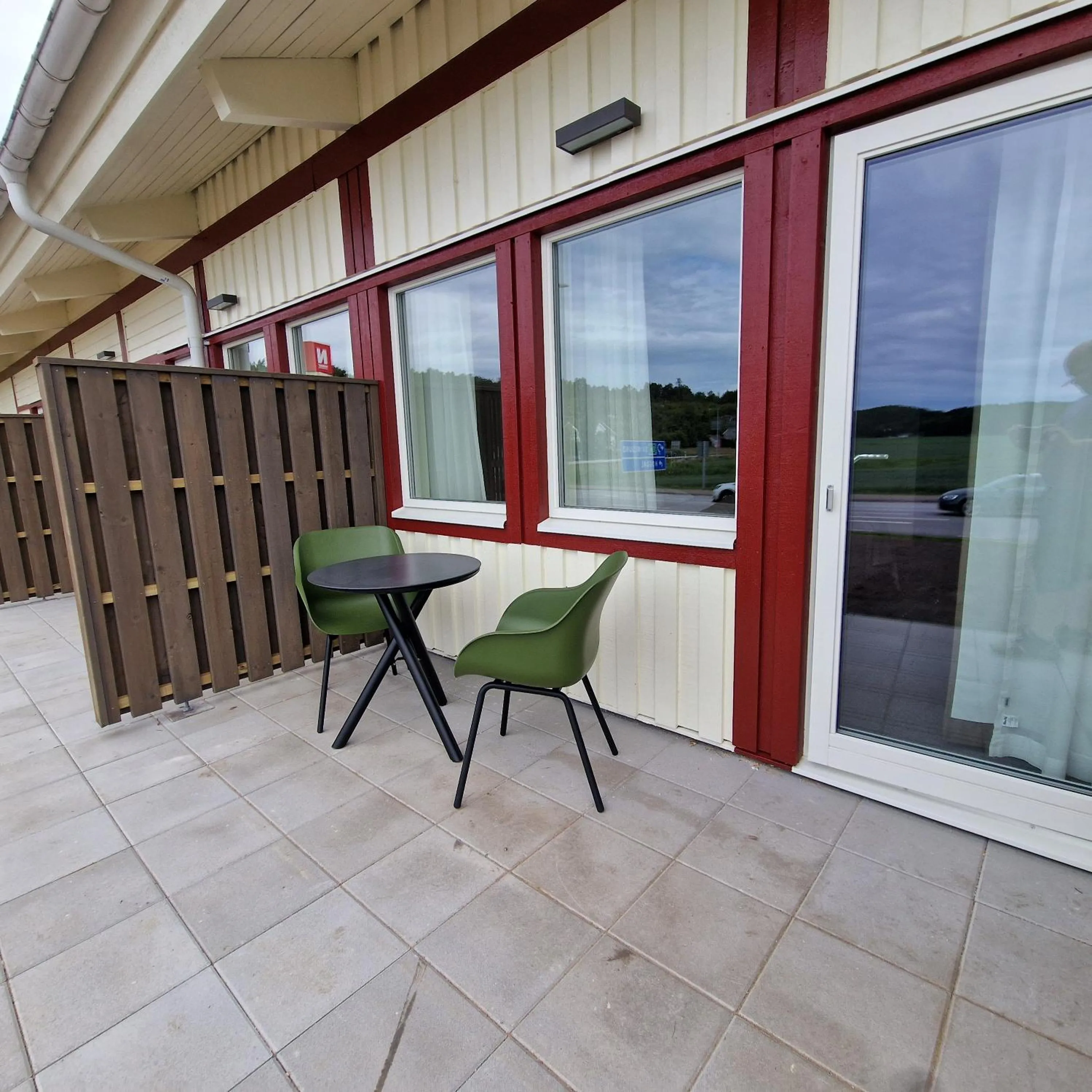 Patio in Nordby Hotell