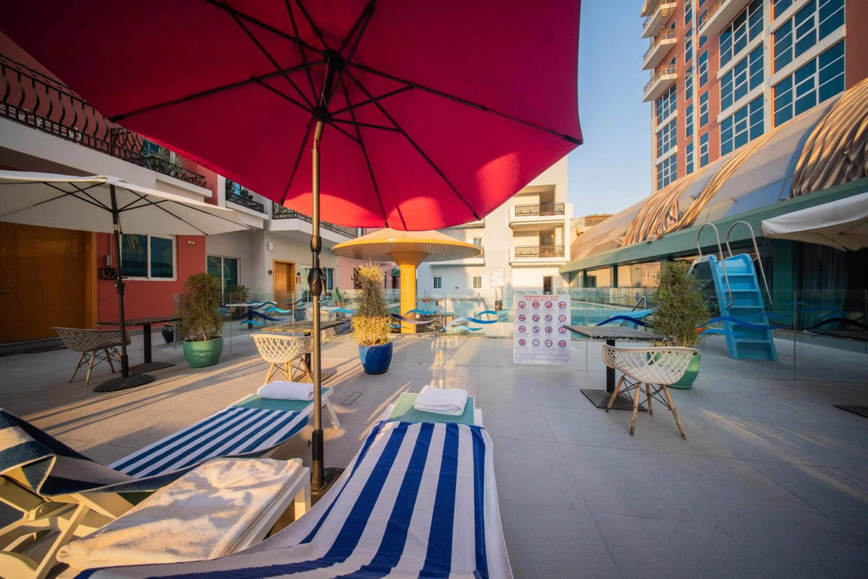 Swimming pool in Ramada by Wyndham Manama City Centre