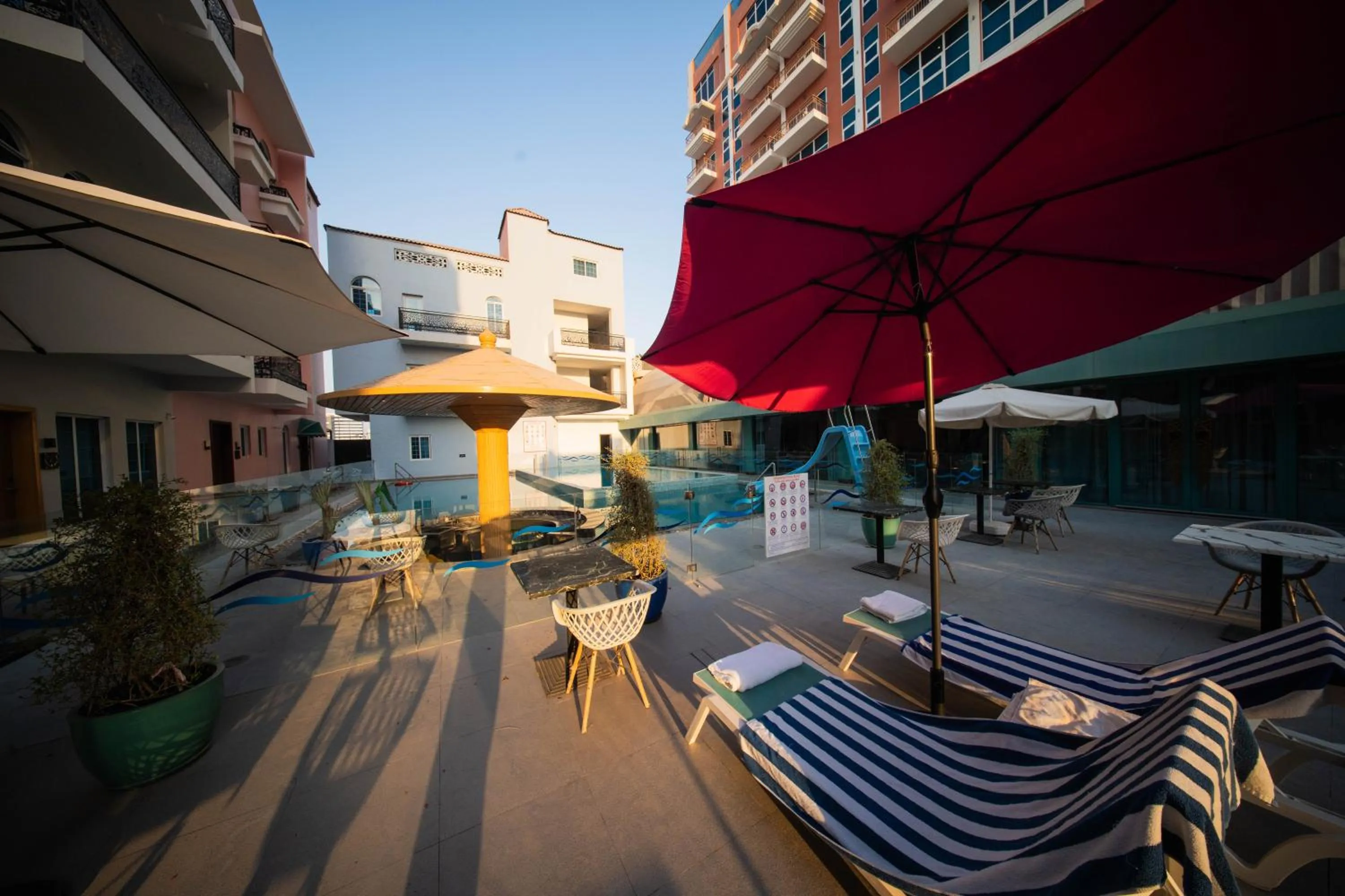 Swimming pool in Ramada by Wyndham Manama City Centre