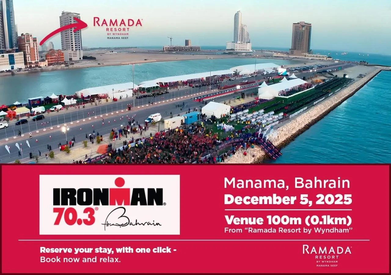 Cycling in Ramada by Wyndham Manama City Centre