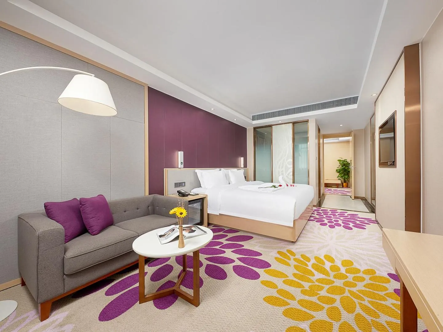 Bed in Lavande Hotel Baiyun International Airport Branch